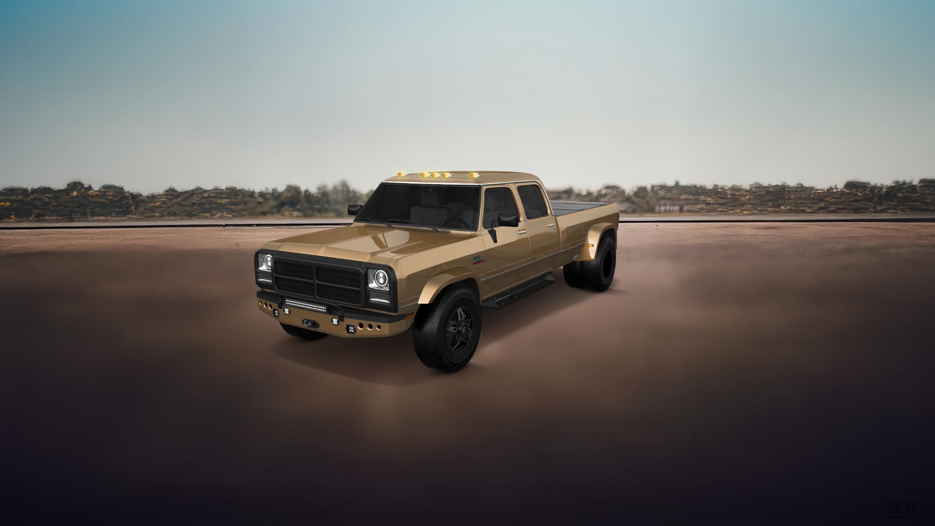 Dodge Ram 350 4 Door pickup truck 1991 tuning