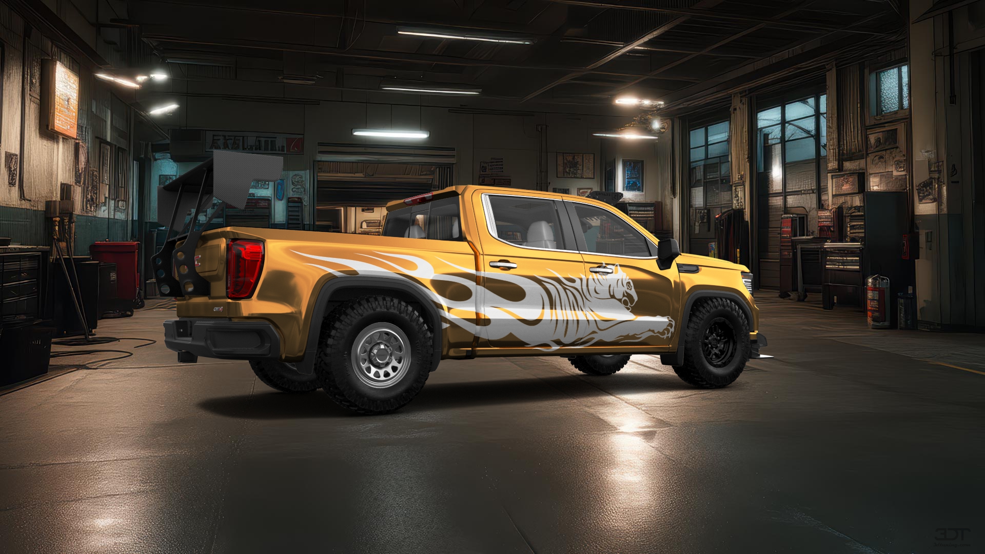 GMC Sierra 1500 Crew Cab 5.8 ft box 4 Door pickup truck 2023 tuning