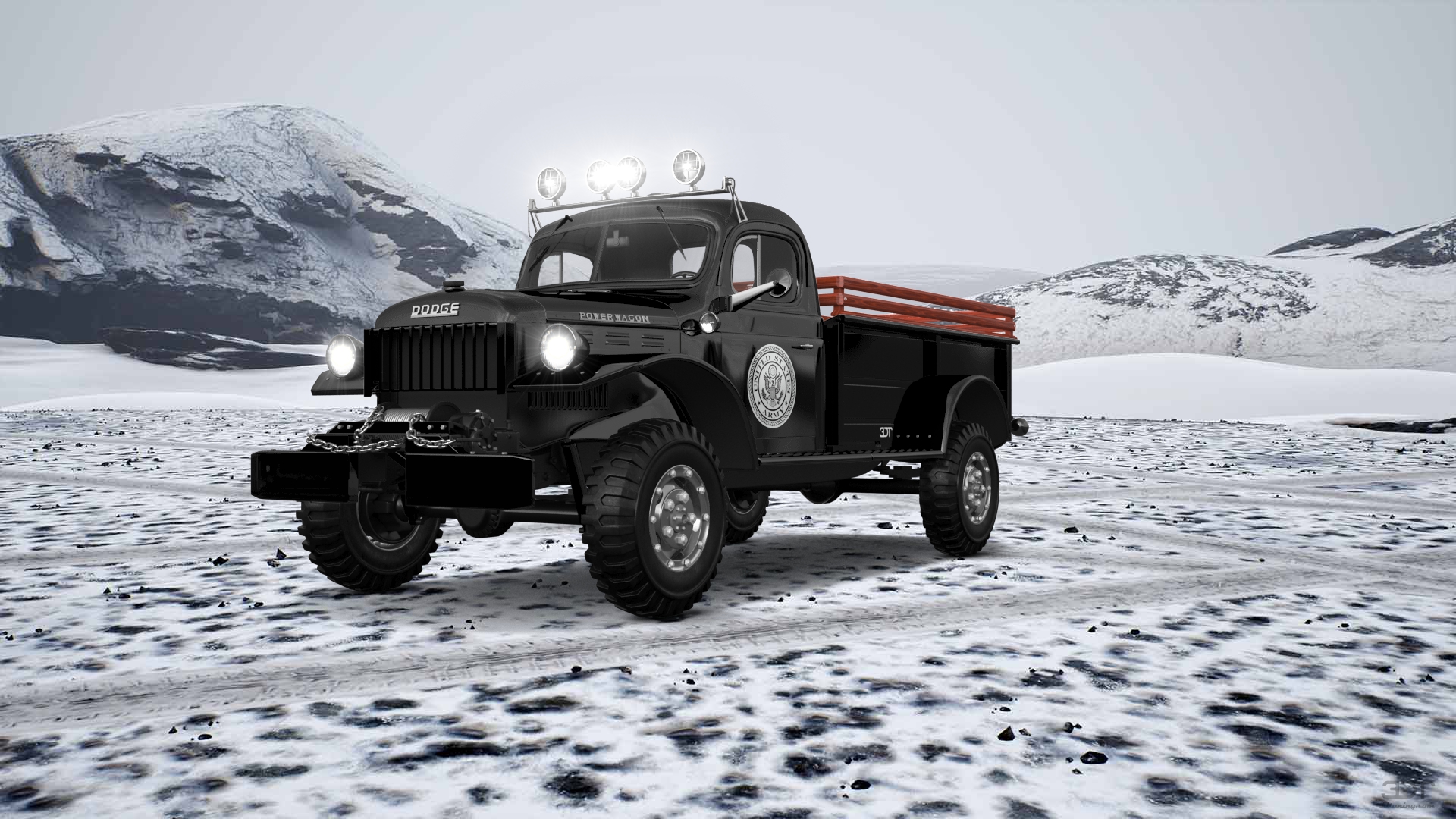 Dodge Power Wagon 2 Door pickup truck 1947