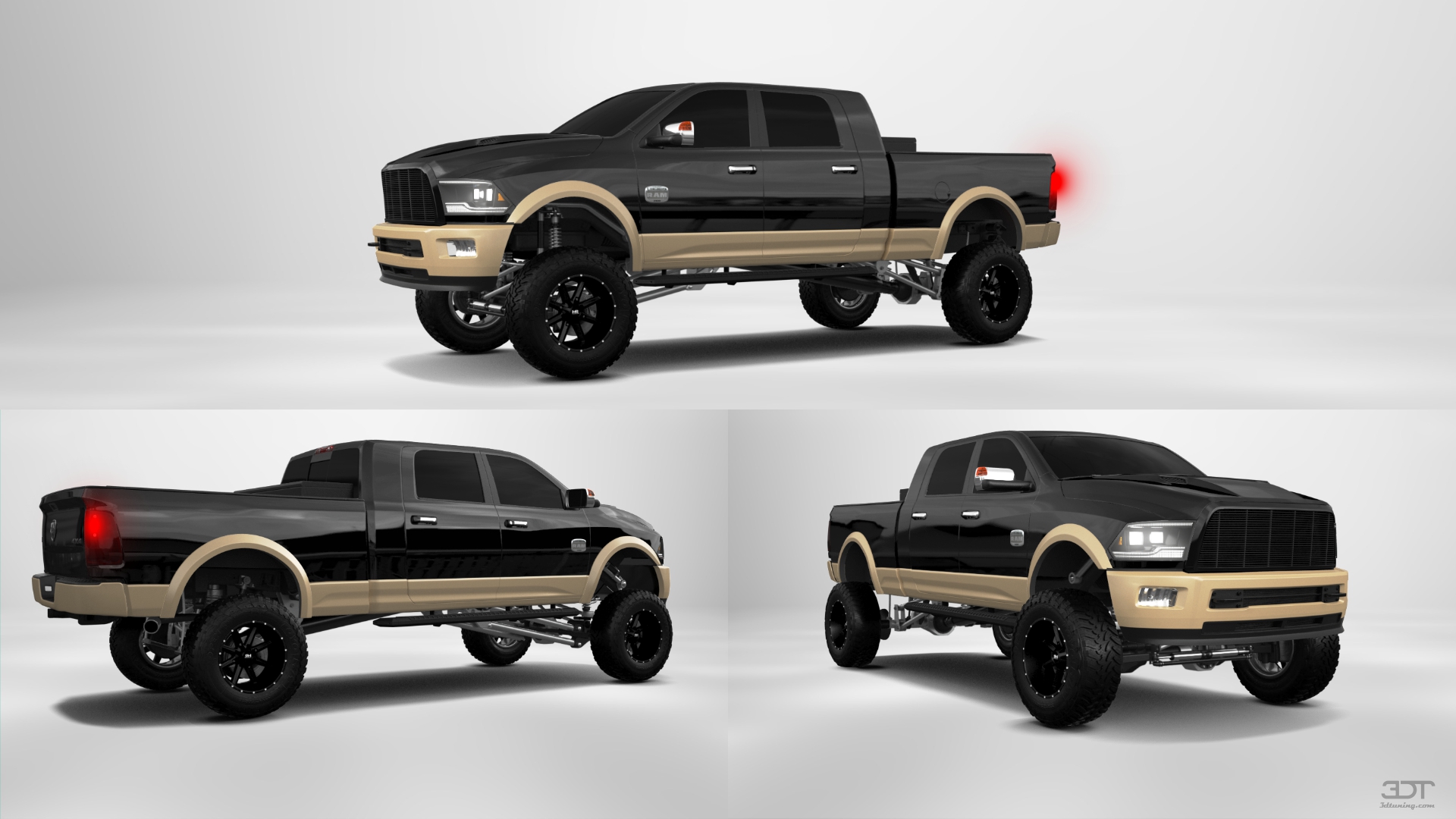 Dodge Ram 2500 Mega Cab 6.4 ft box 4 Door pickup truck 2010 tuning