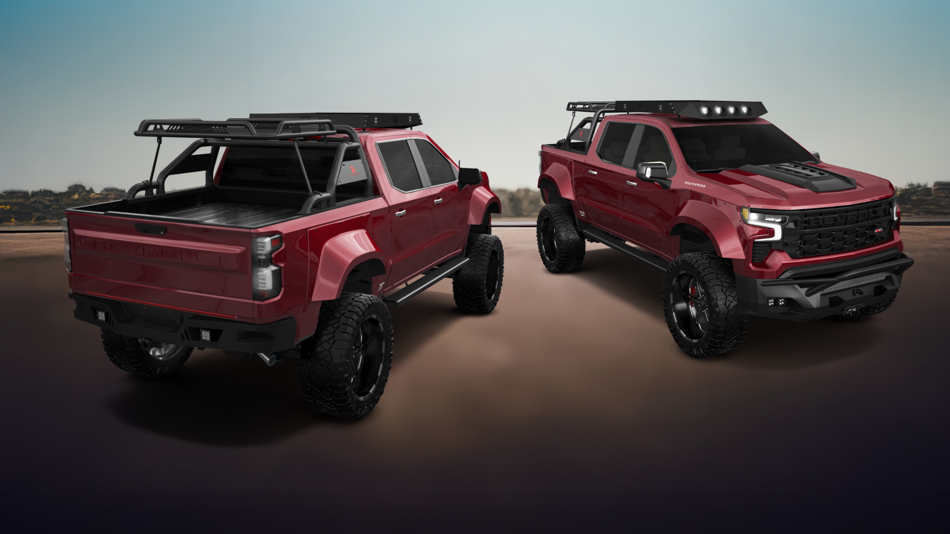 Chevrolet Silverado 1500 Crew Cab 5.8 ft box 4 Door pickup truck 2023 tuning