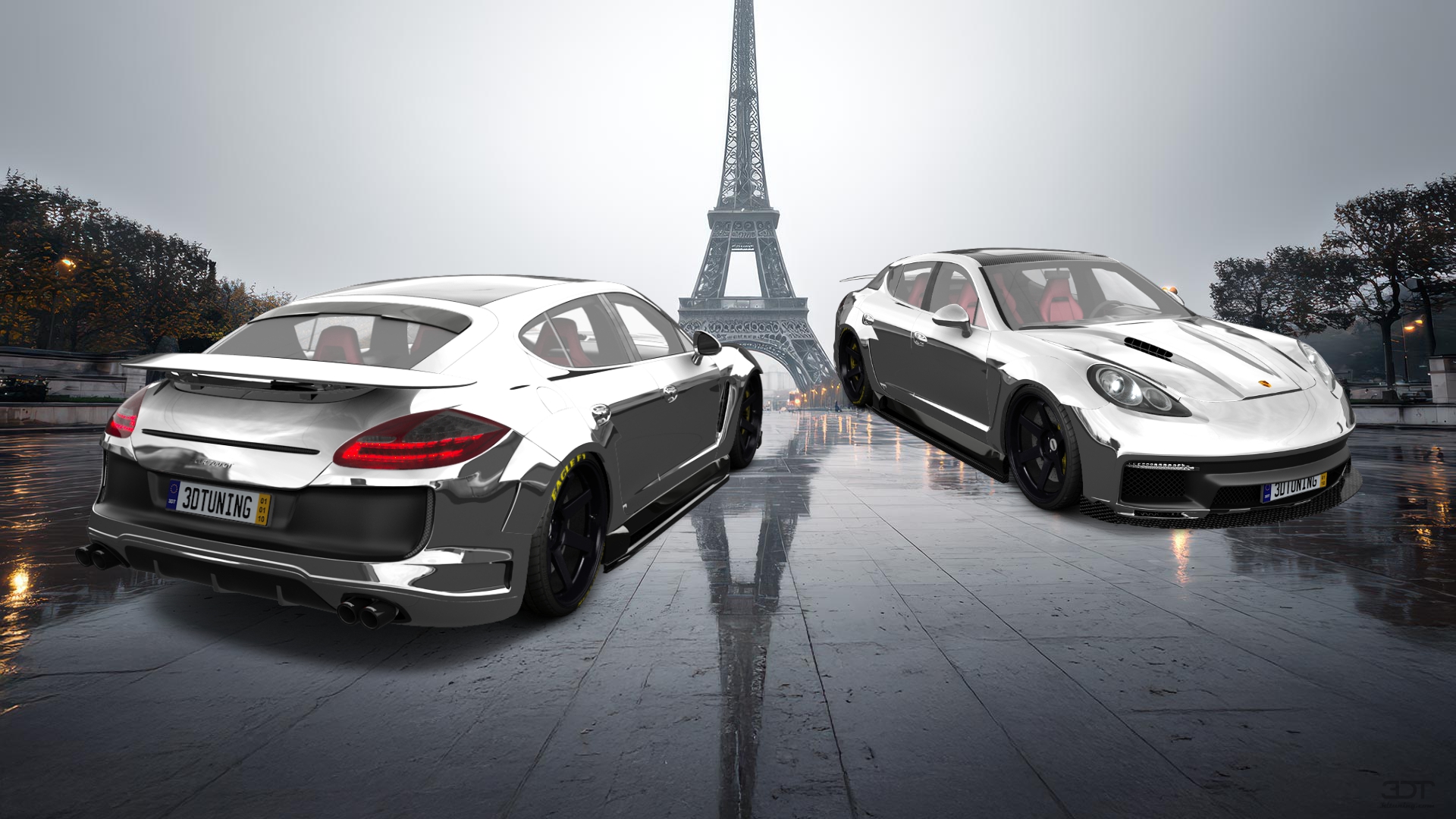 Porsche Panamera 4 door fastback saloon 2011 tuning