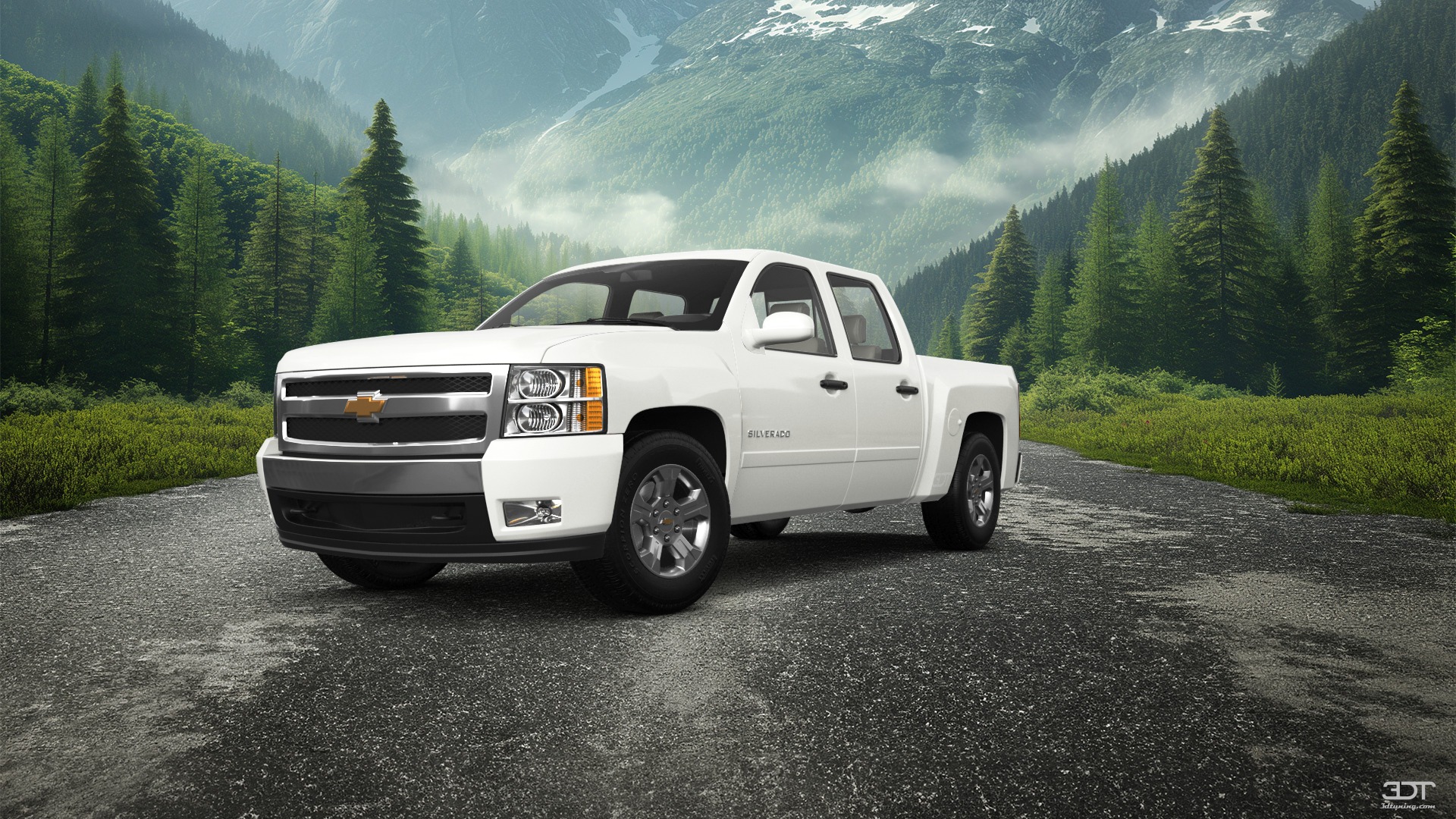 Chevrolet Silverado 1500 Crew Cab 4 Door pickup truck 2007 Images