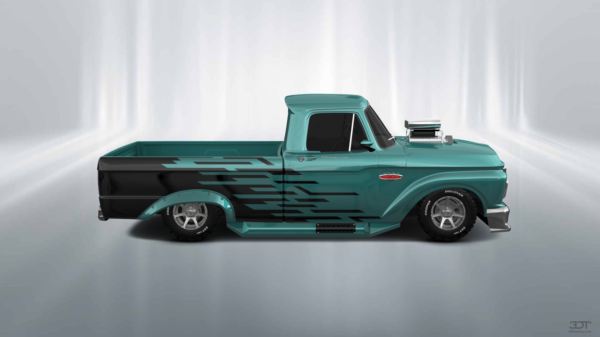 Ford F-100 Custom Cab 2 Door pickup truck 1966 tuning