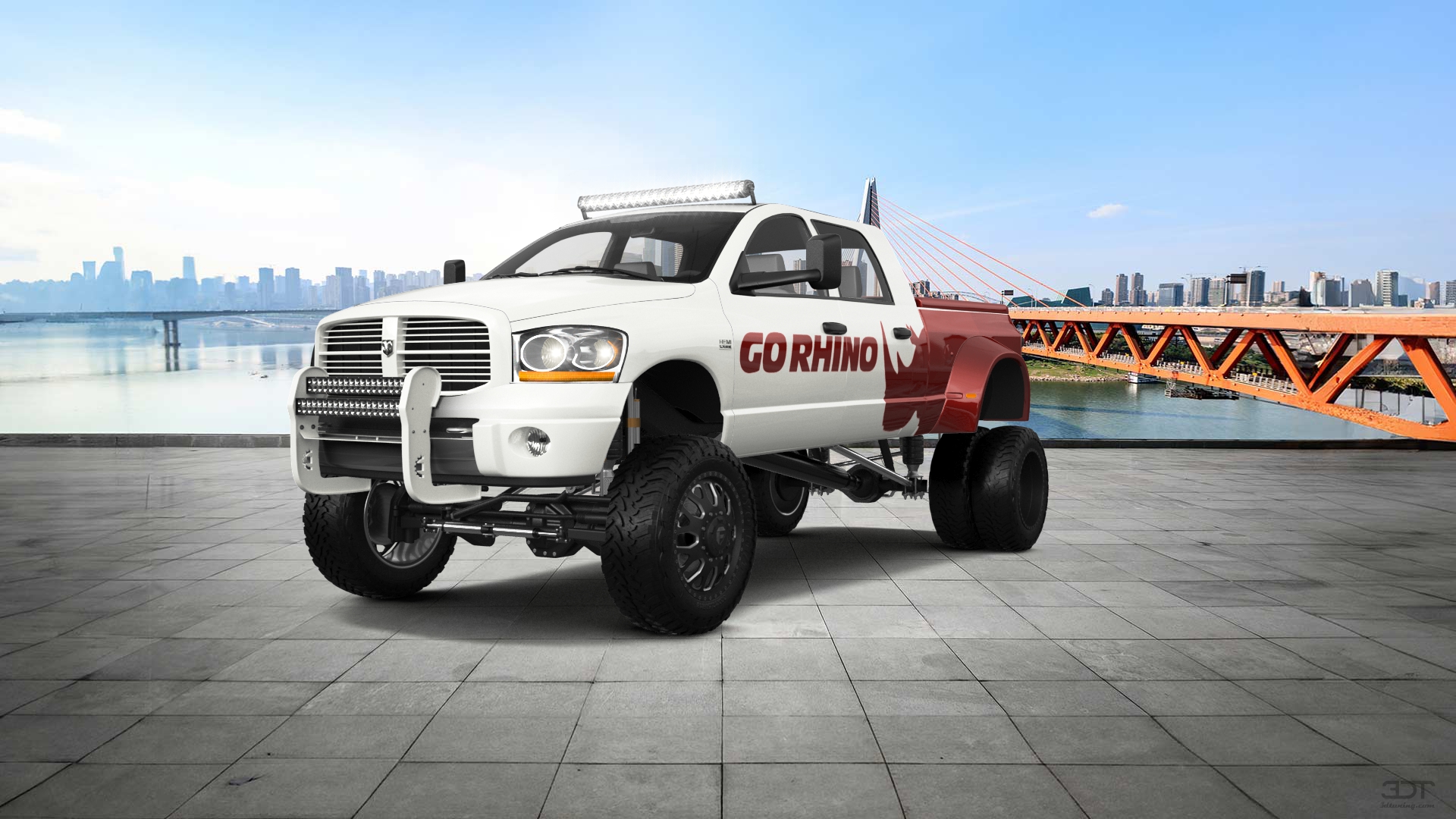 Dodge Ram 3500 Dually 4 Door pickup truck 2007