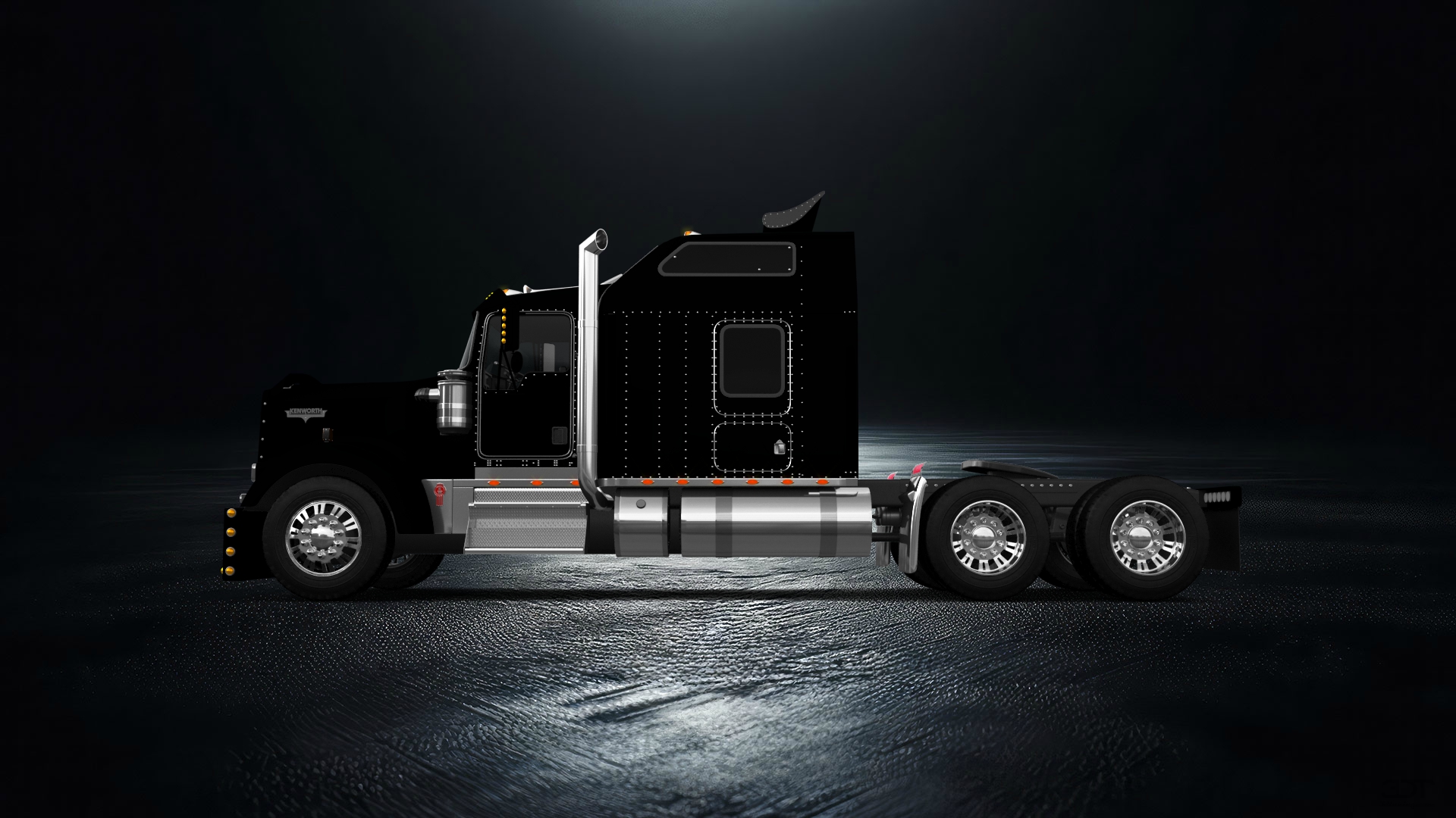 Kenworth W900 Sleeper Cab Truck 2015