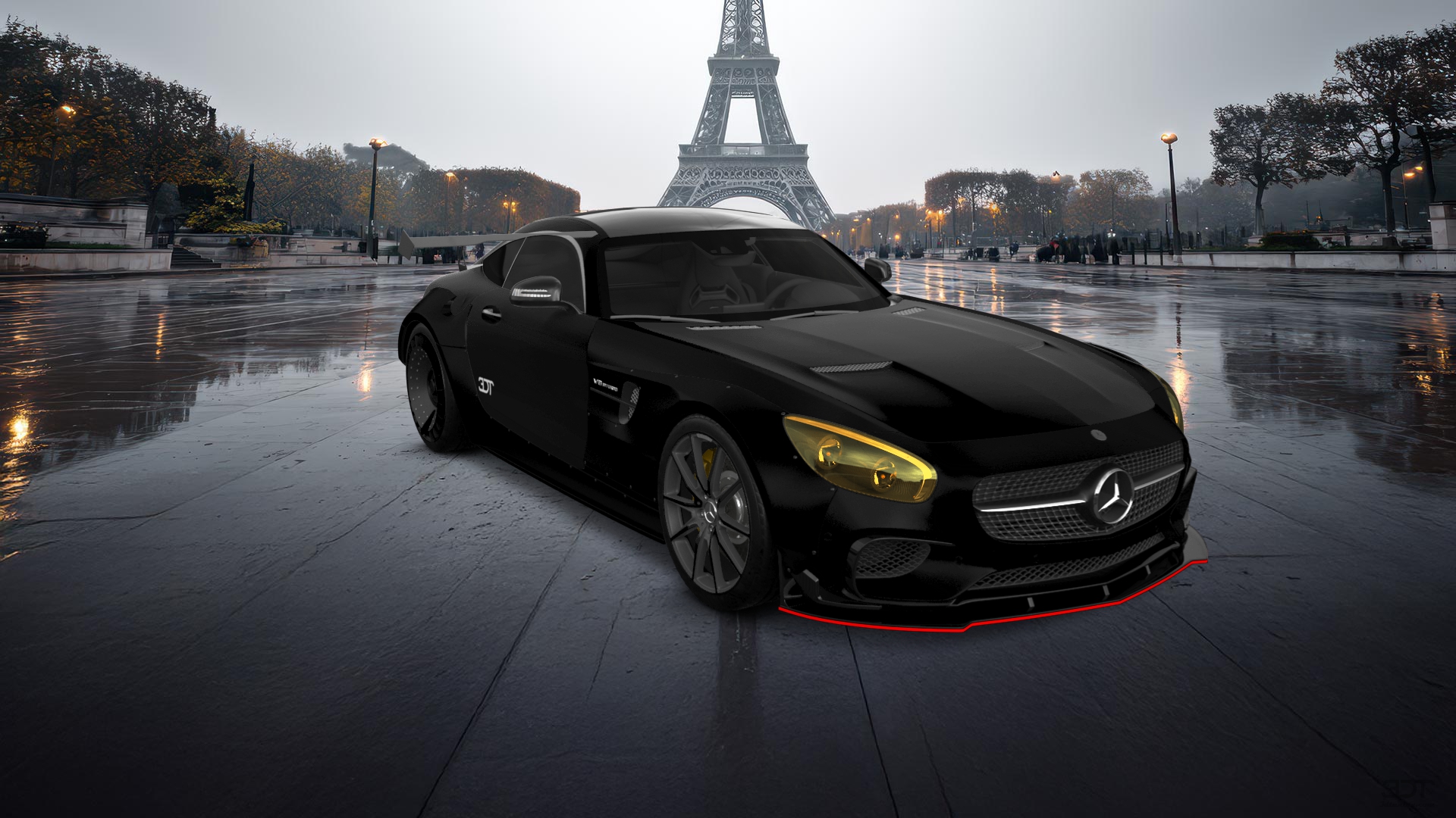 Mercedes AMG GT 2 door fastback coupe 2015 tuning