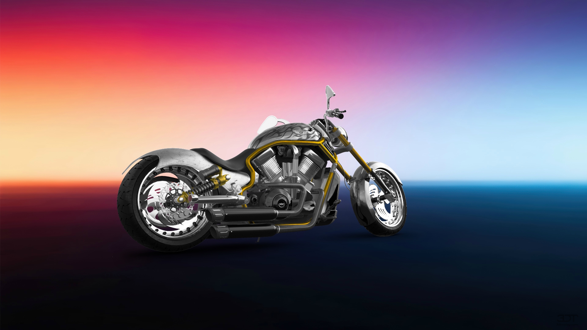 Harley-Davidson Custom Chopper Cruiser 2011 tuning