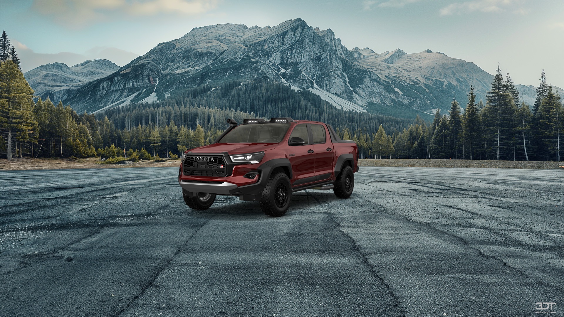 Toyota Hilux Double Cab 4 Door pickup truck 2015 tuning