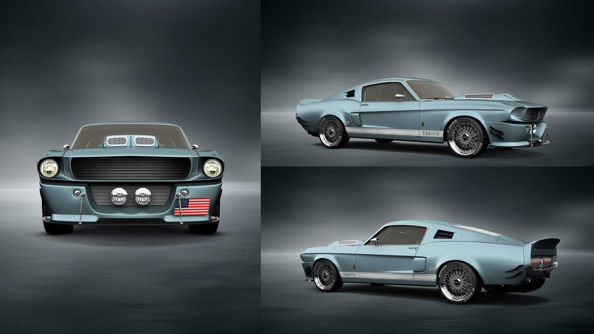 Mustang GT500 2 Door Coupe 1968 Images