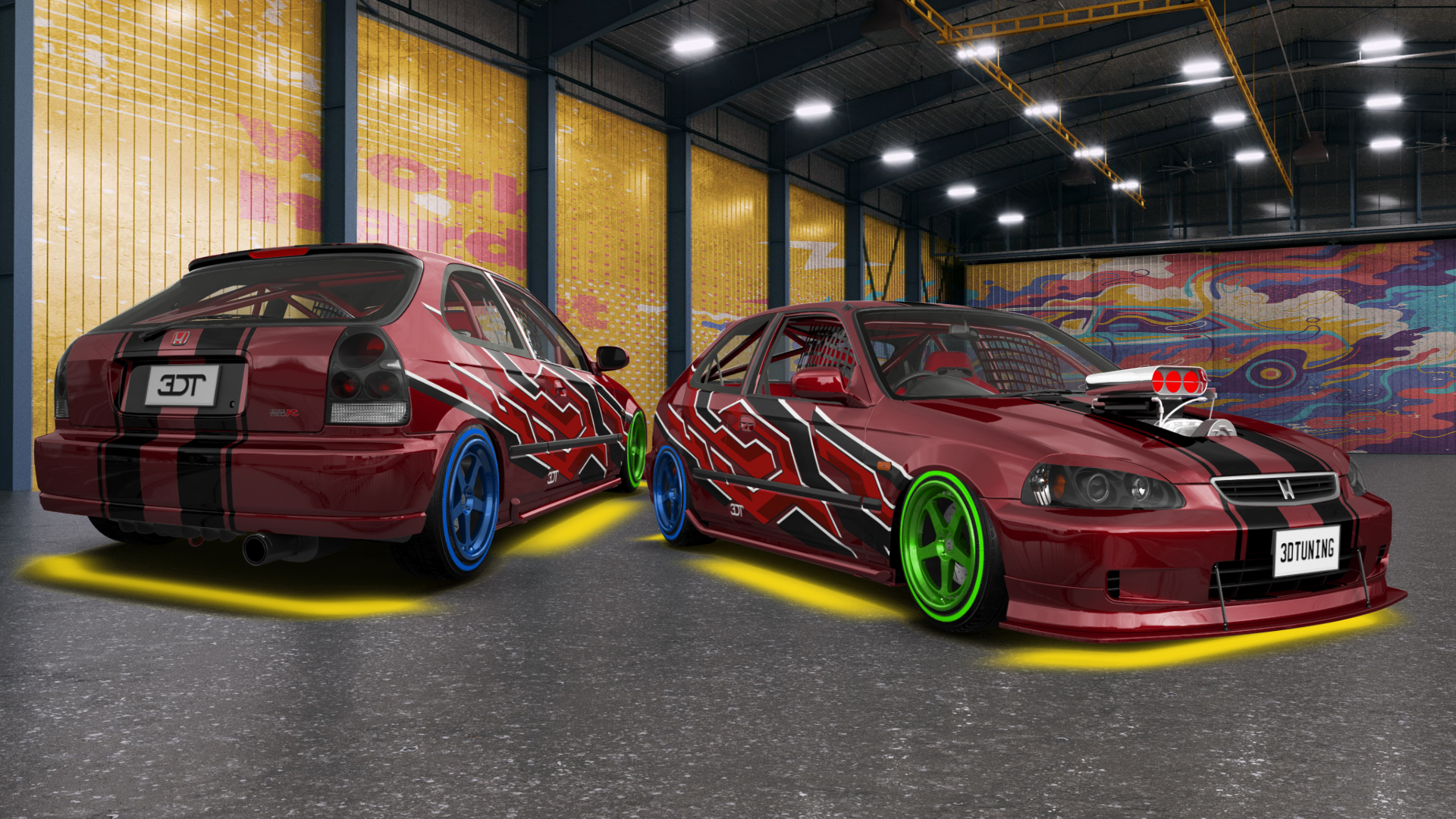 Honda Civic 3 Door Hatchback 1997 tuning