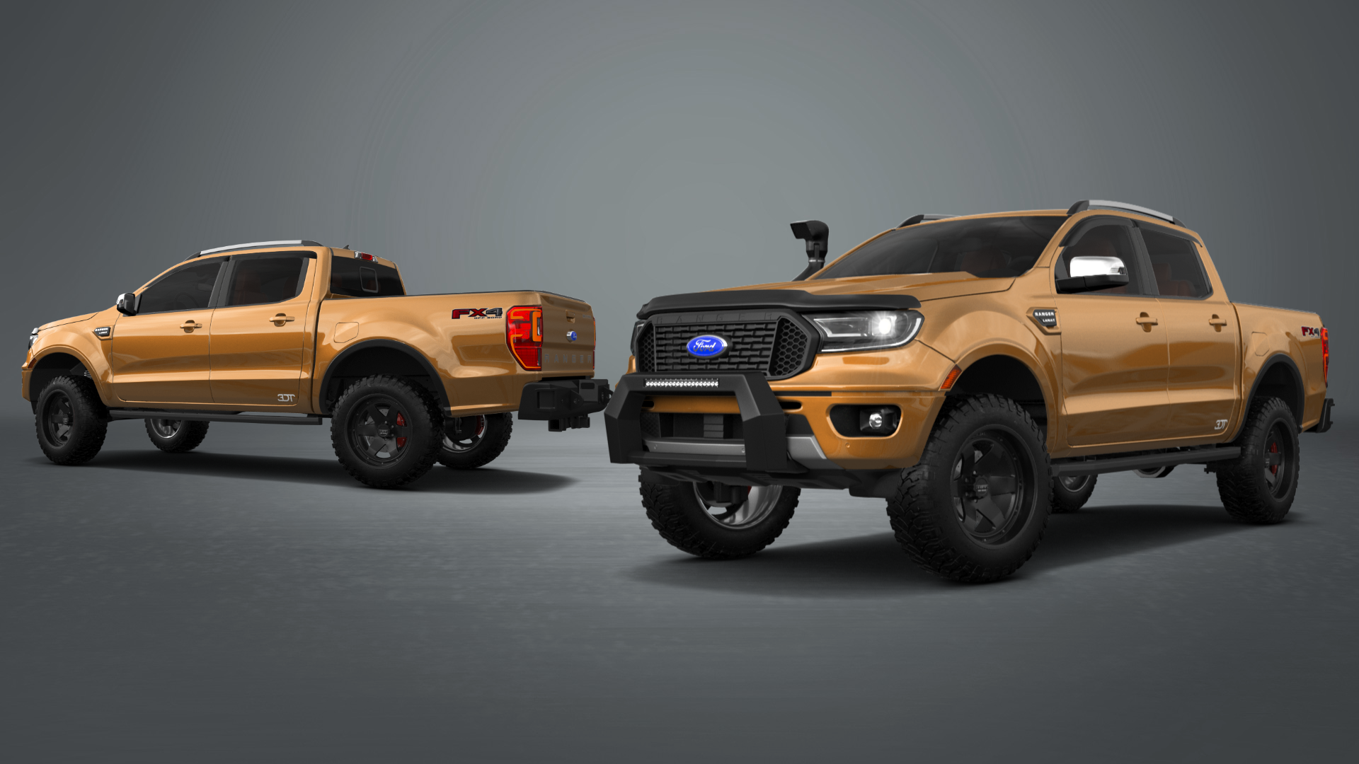 Ford Ranger 4 Door pickup truck 2019 tuning