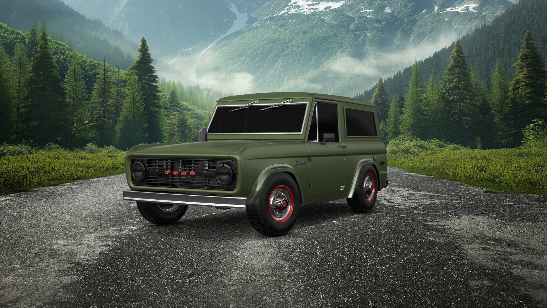 Ford Bronco 3 Door SUV 1965