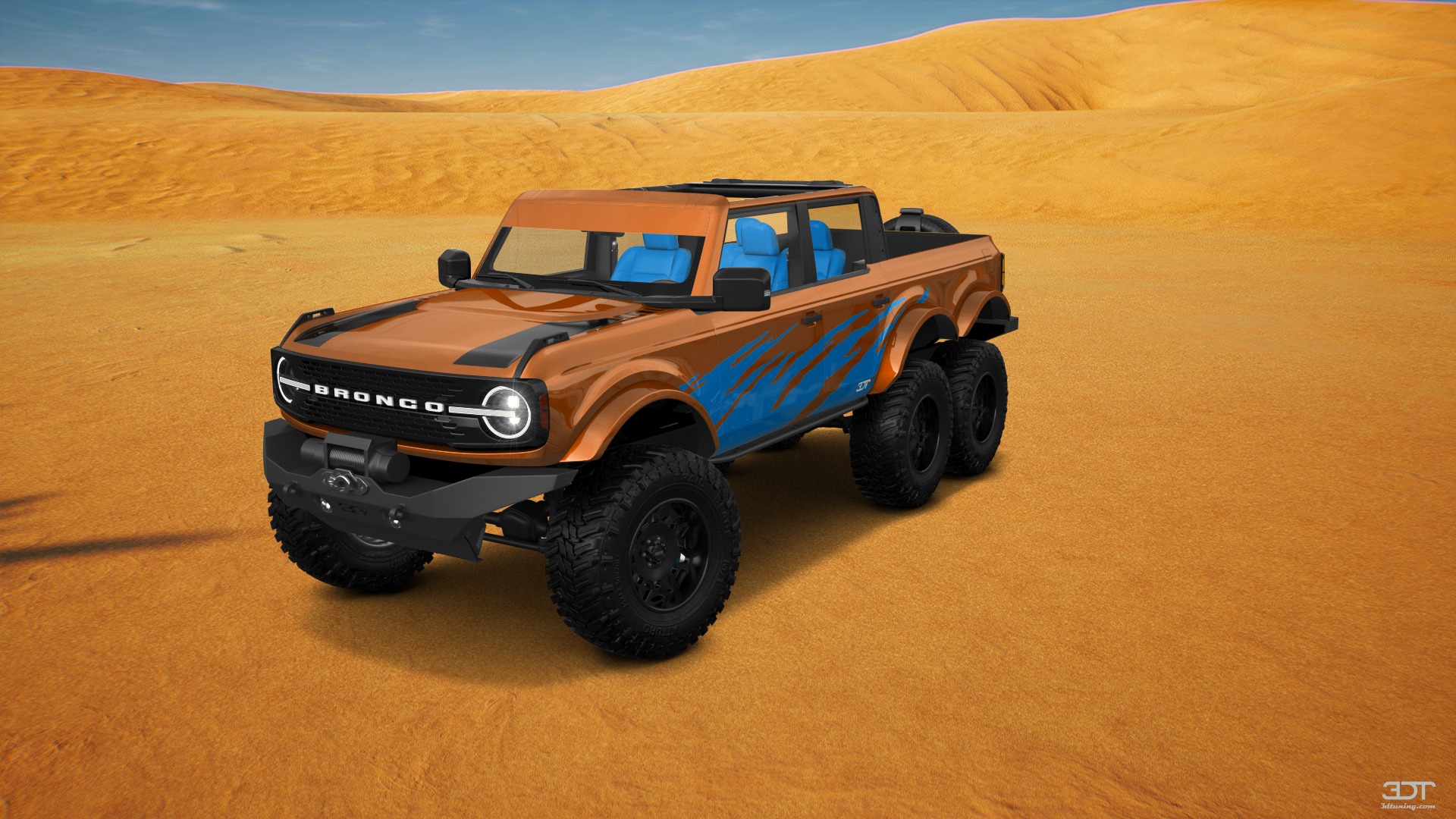 Ford Bronco 6X6 4 Door pickup truck 2021 tuning