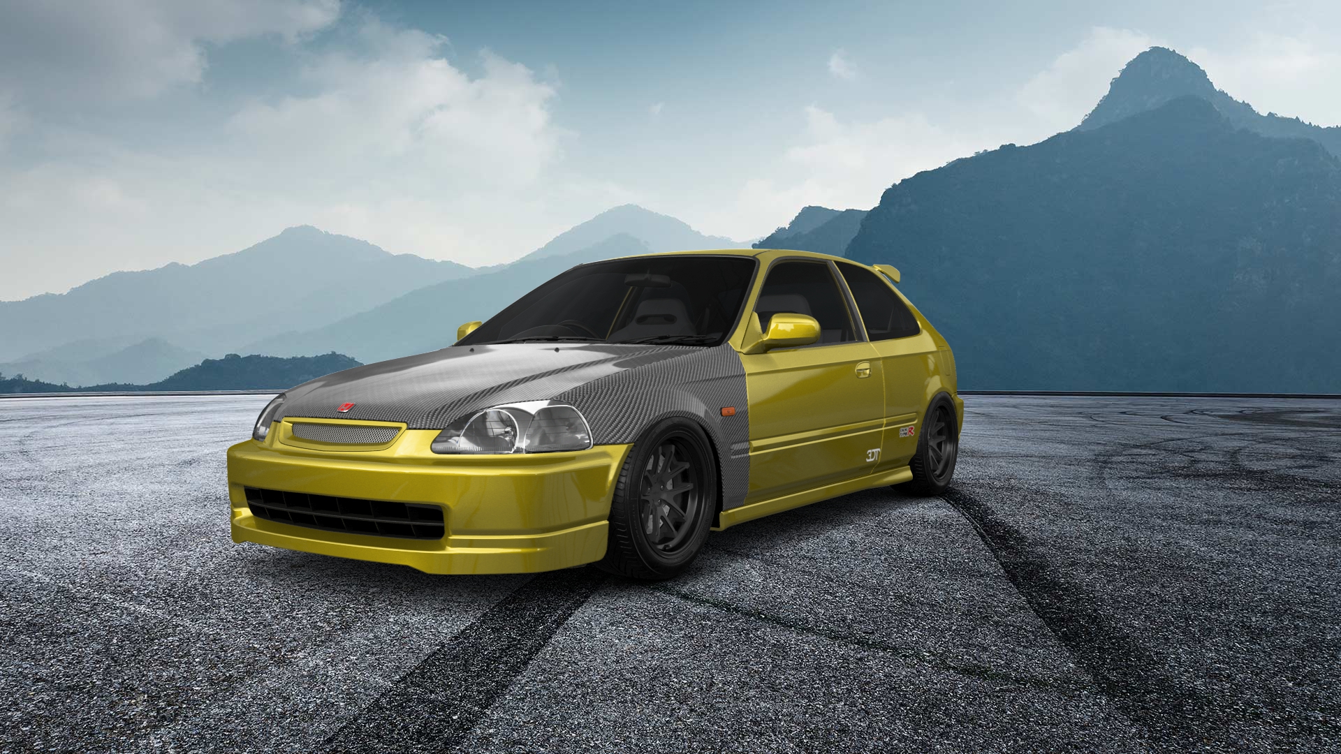 Honda Civic 3 Door Hatchback 1997 Images