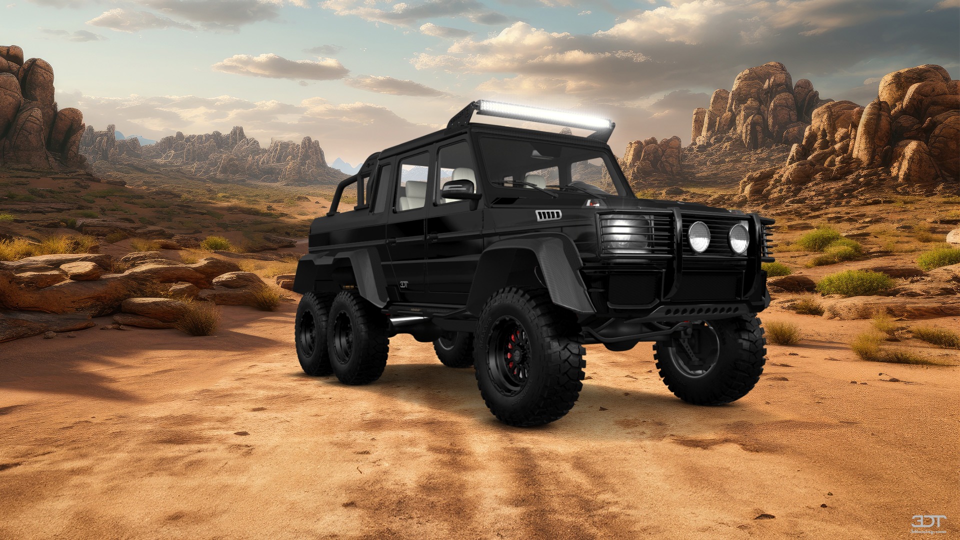 Mercedes G 63 AMG 6x6 4 Door pickup truck 2013 tuning