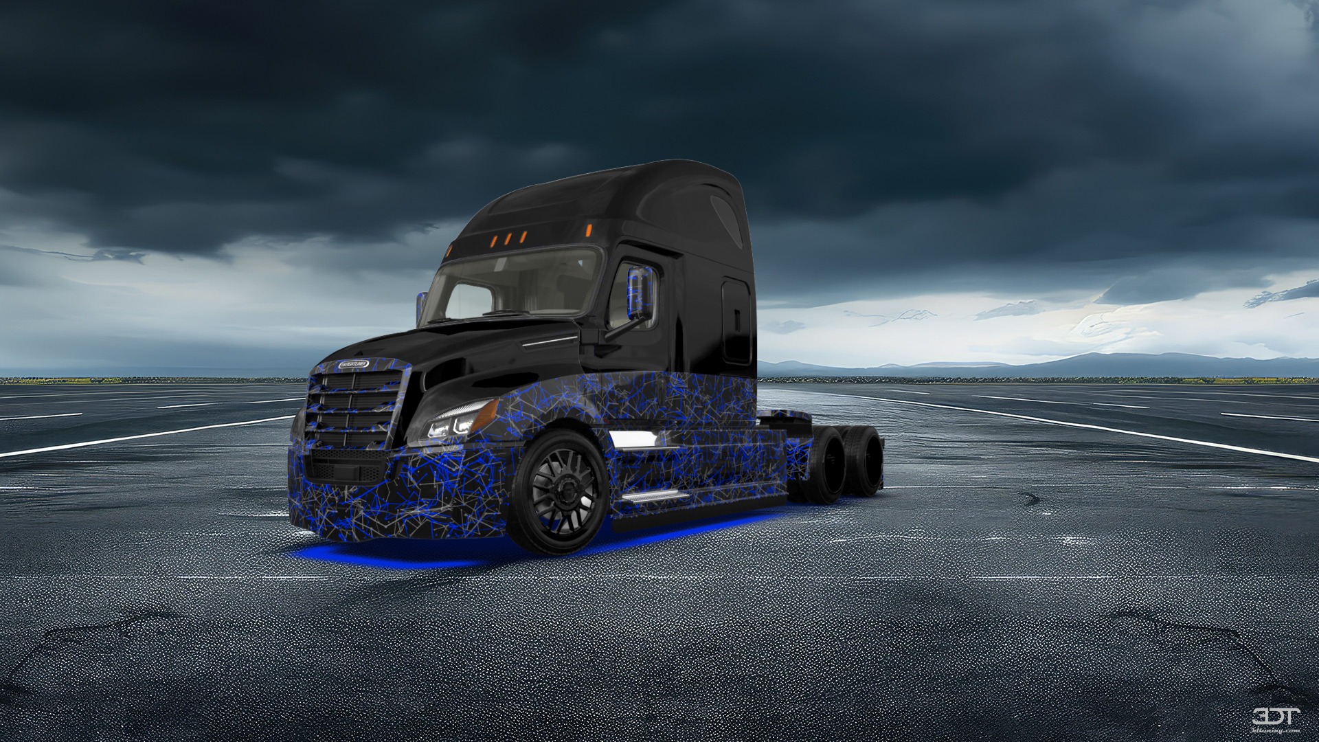 Freightliner Cascadia Sleeper Cab Truck 2018 tuning