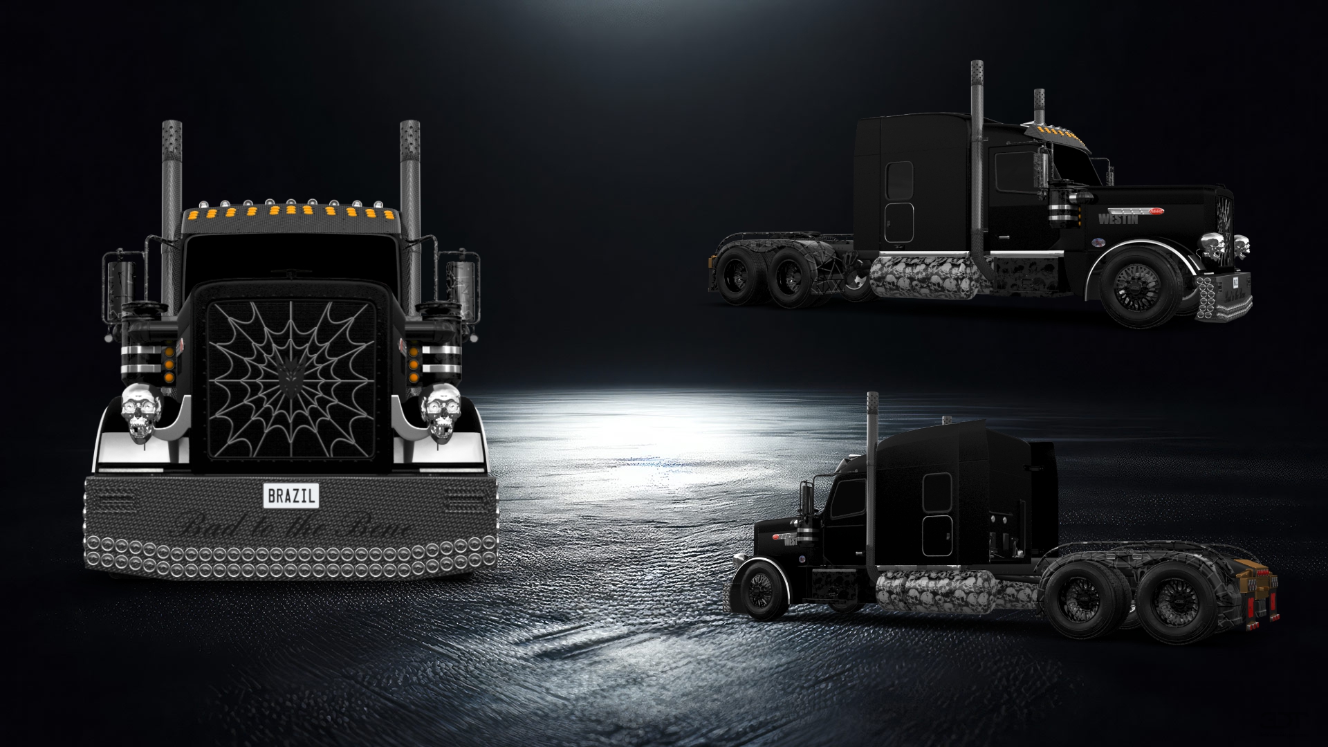 Peterbilt 589 Sleeper Cab Truck 2024 tuning