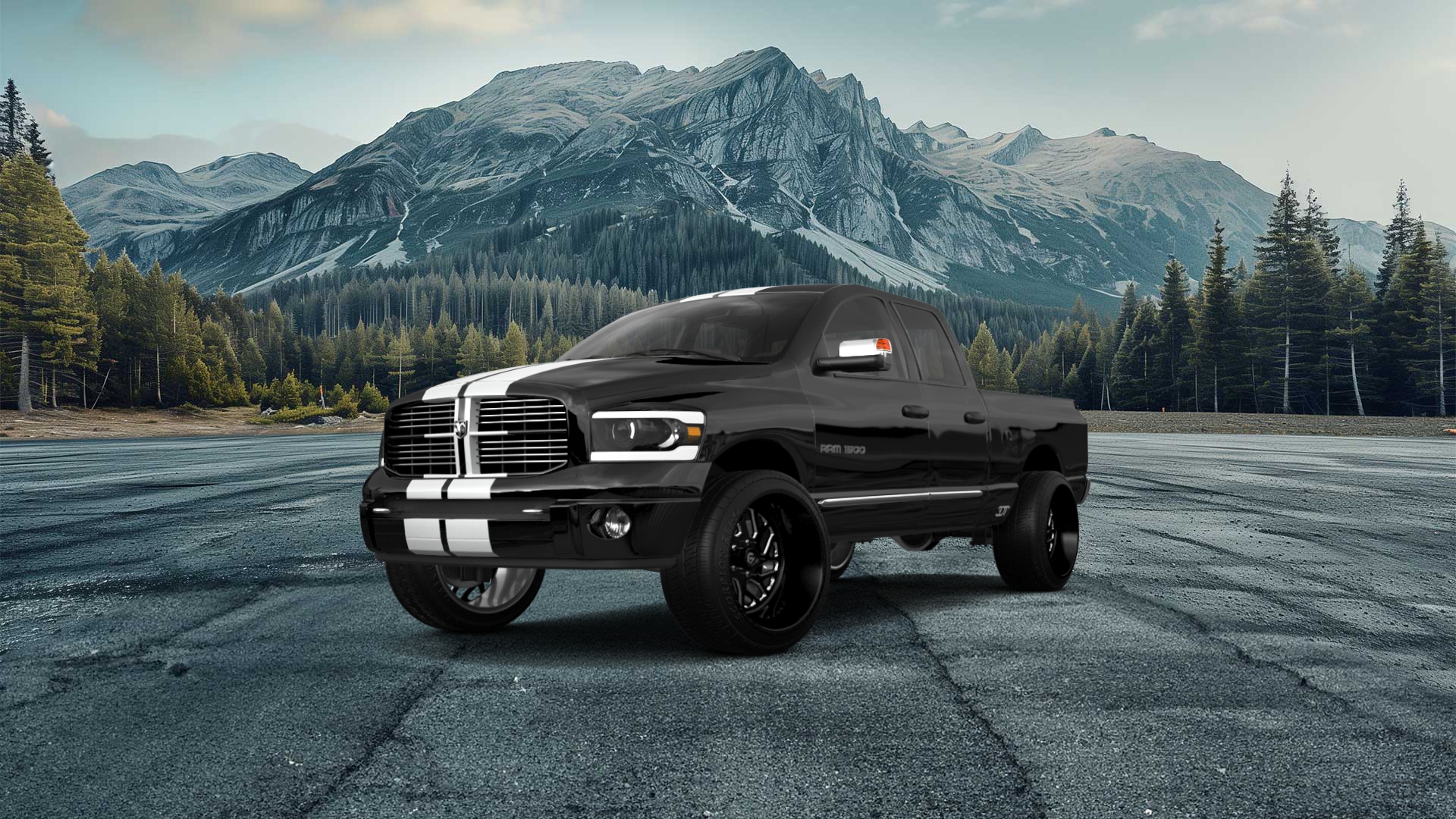 Dodge Ram 1500 Quad-Cab 4 Door pickup truck 2006 tuning