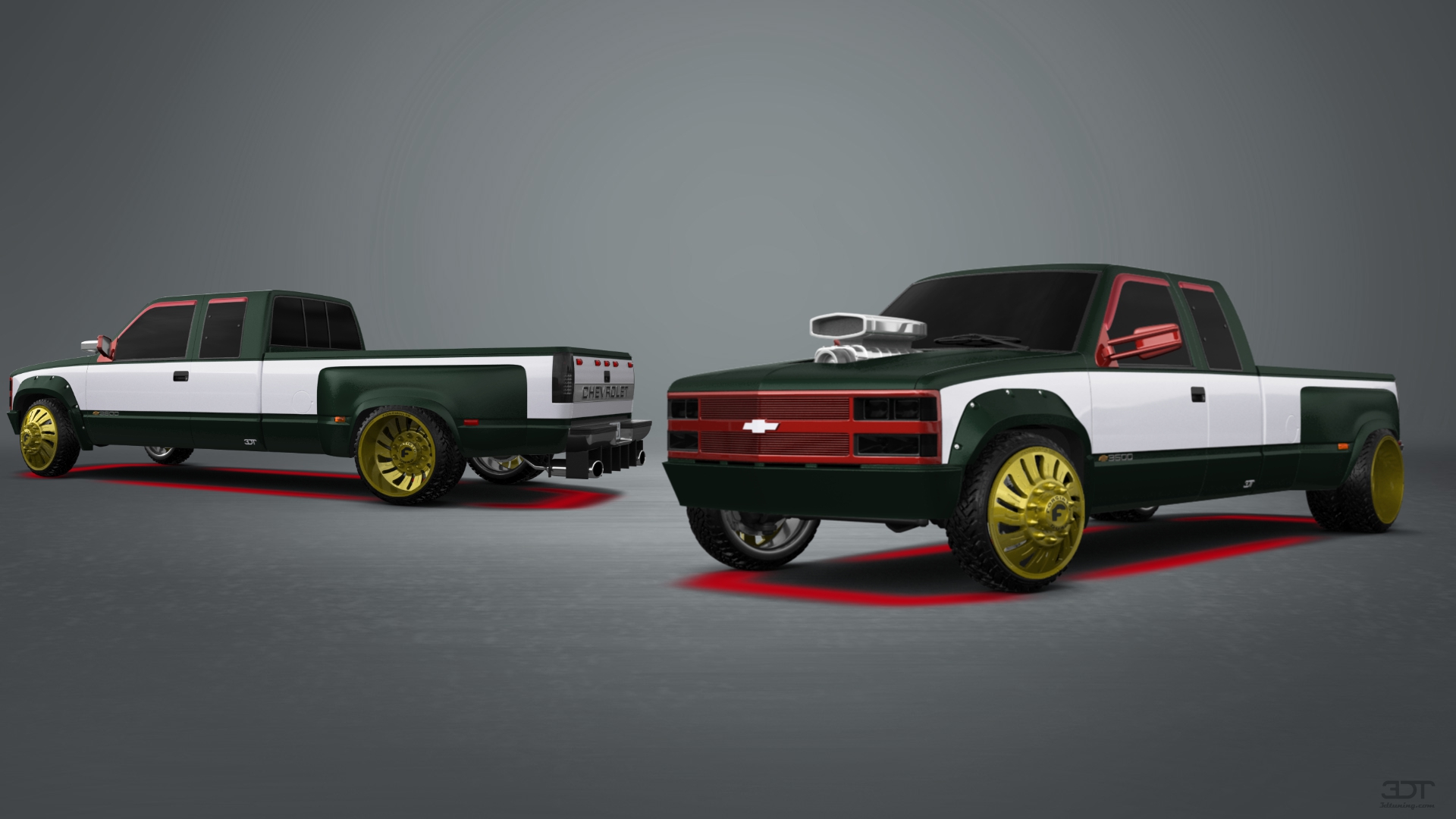 Chevrolet K3500 Extended Cab Pickup Truck 1988