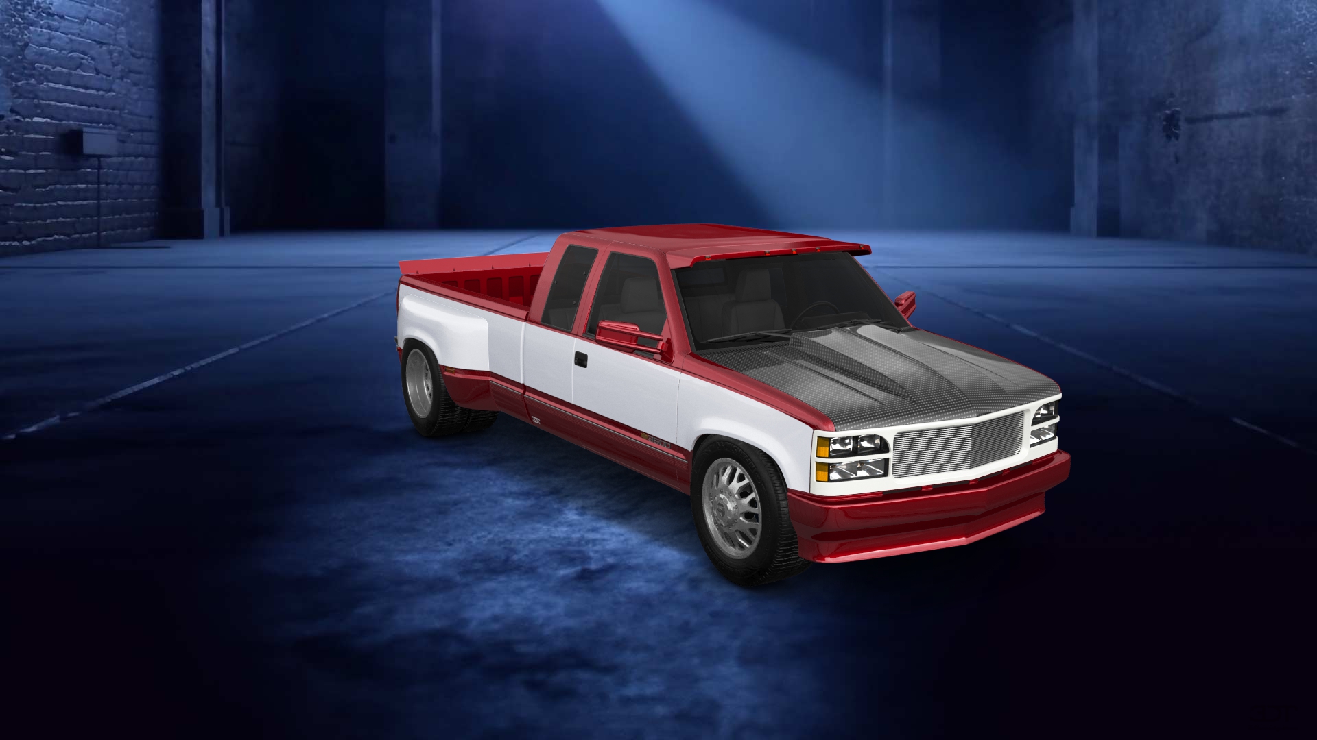 Chevrolet K3500 Extended Cab Pickup Truck 1988