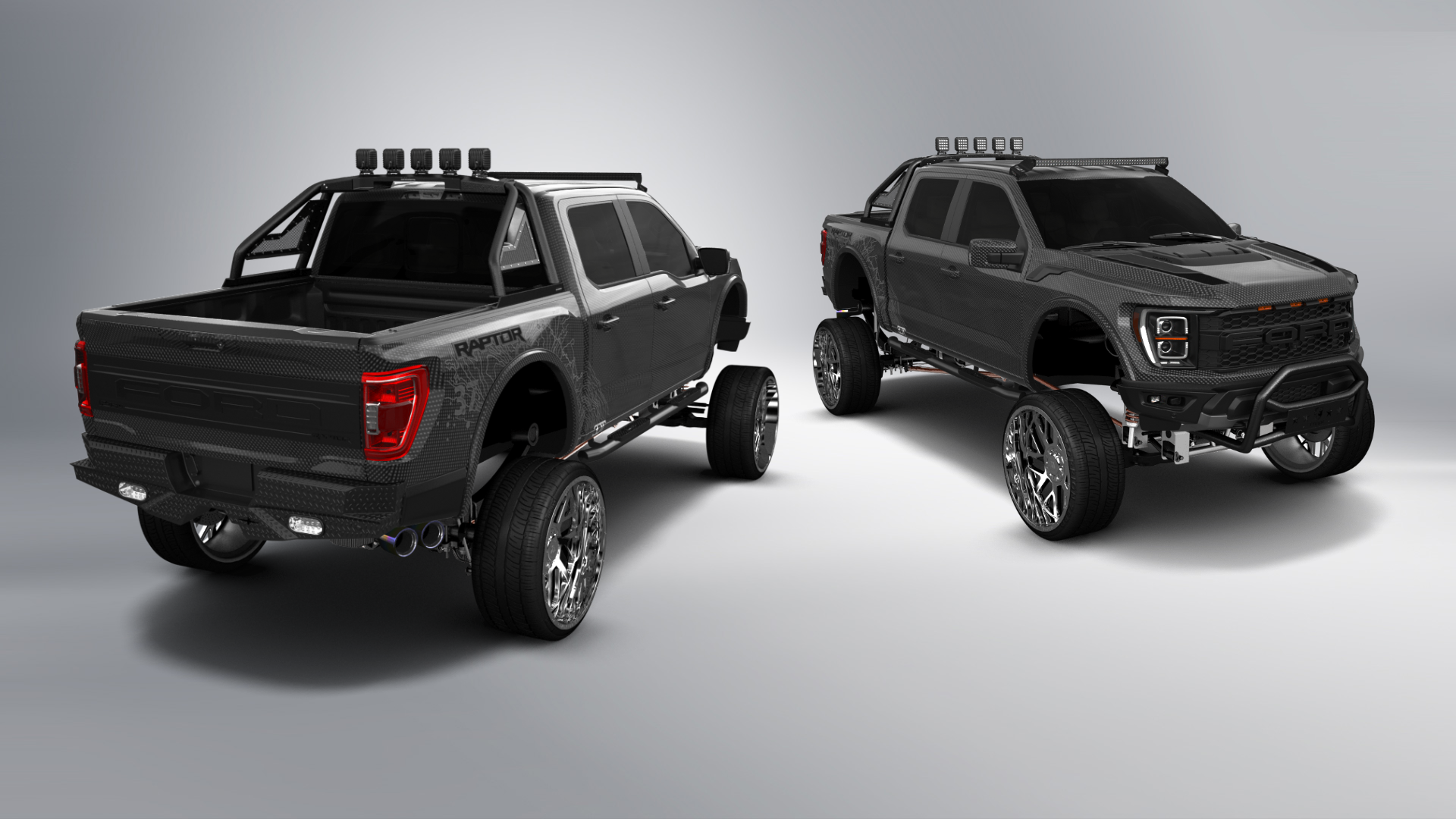 Ford F-150 Raptor 4 Door pickup truck 2021