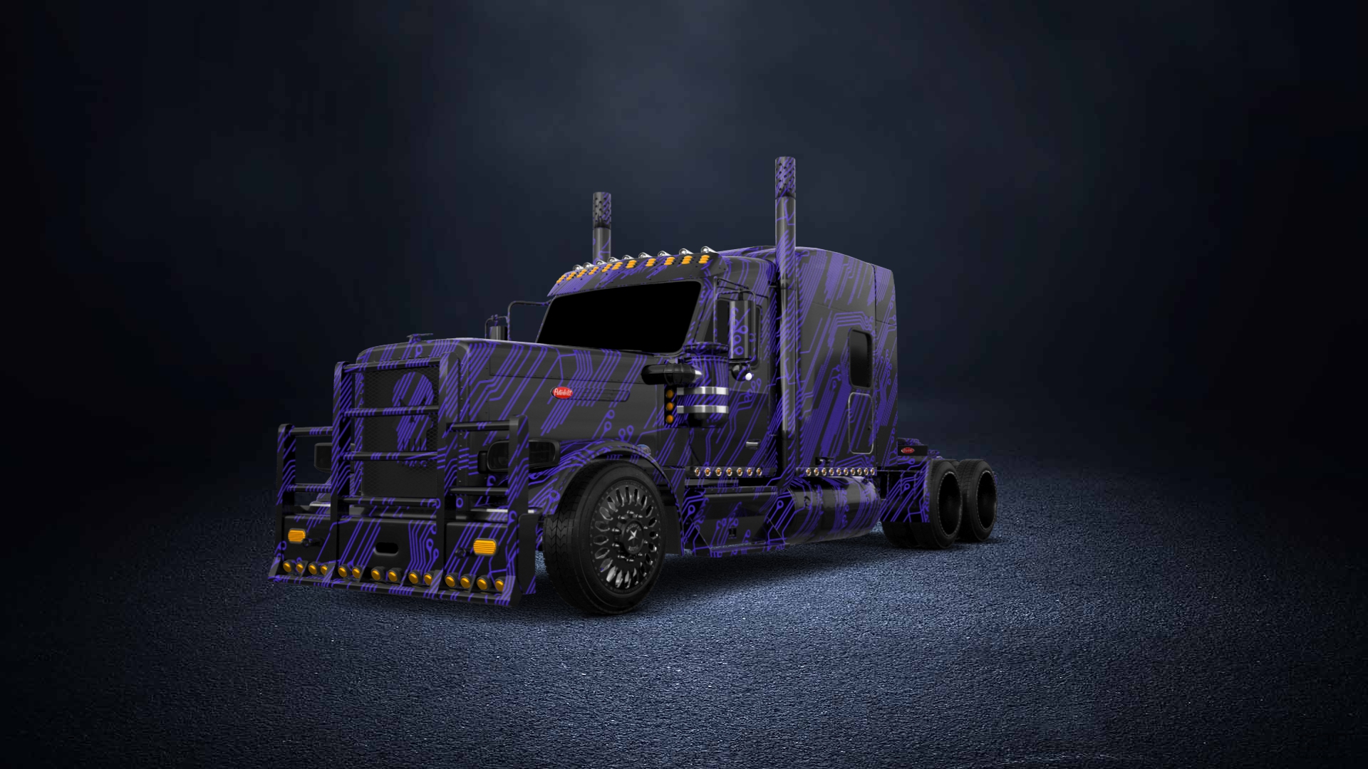 Peterbilt 589 Sleeper Cab Truck 2024 tuning