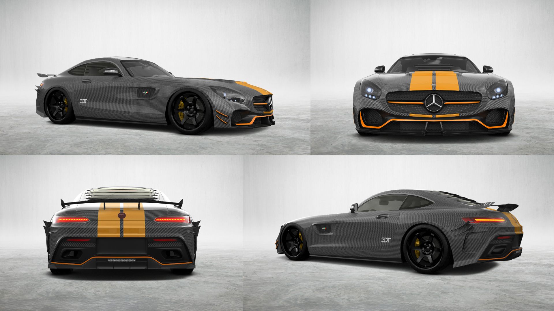 Mercedes AMG GT 2 door fastback coupe 2015 tuning