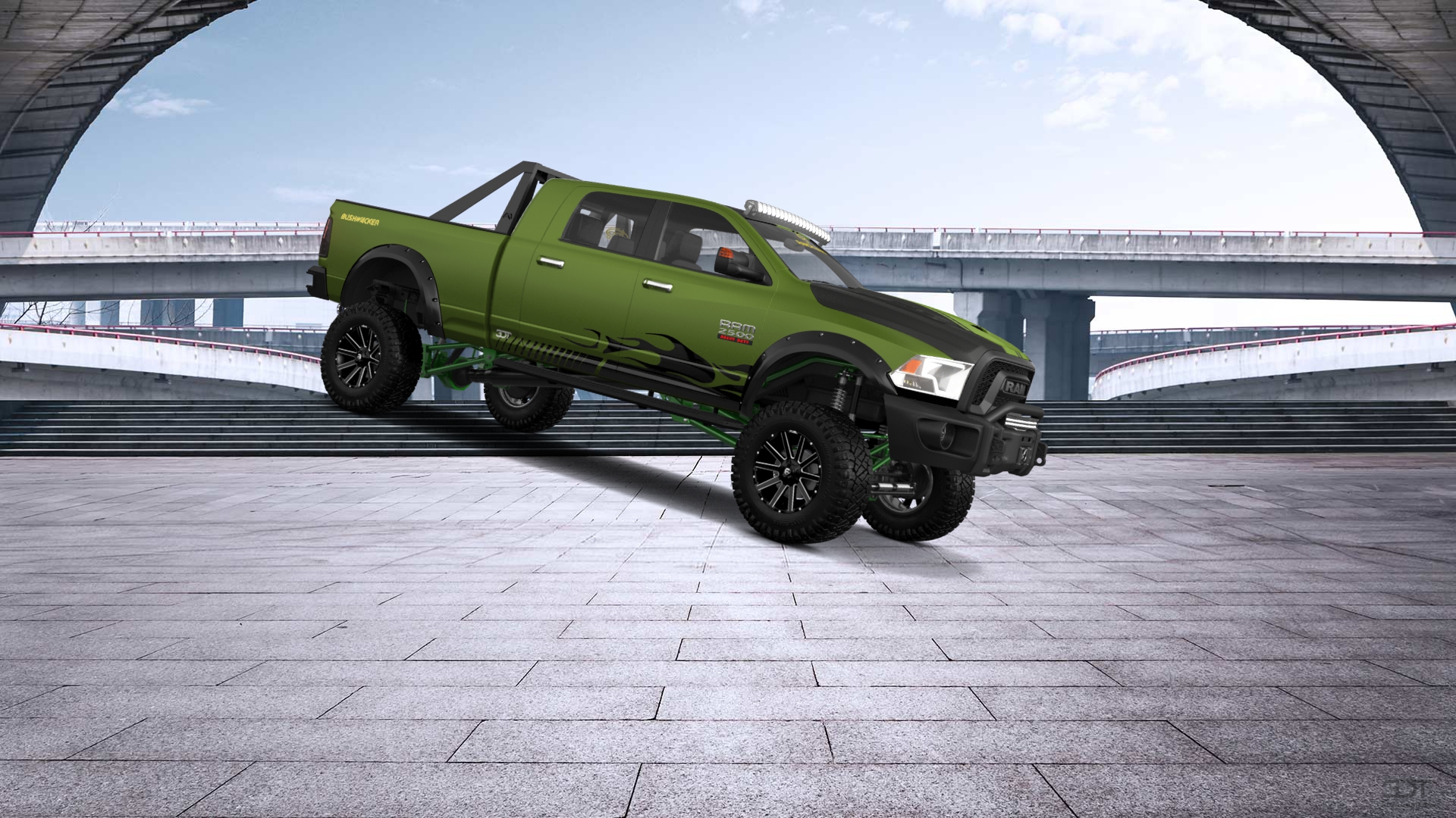 Dodge Ram 2500 Mega Cab 6.4 ft box 4 Door pickup truck 2010