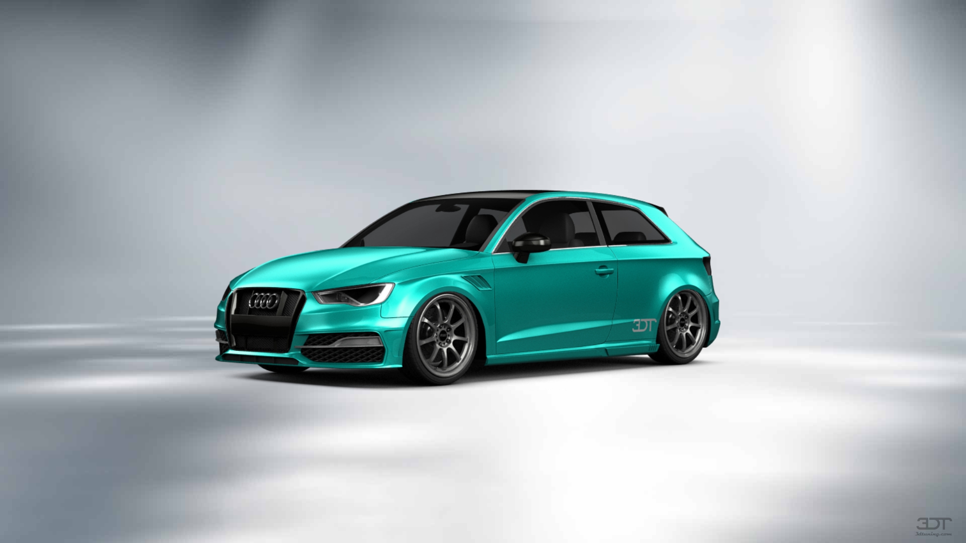 アウディ A3 フルカスタム Custom Audi A3 2013 3 Door Hatchback by Mnqobi Victor | 3DTuning