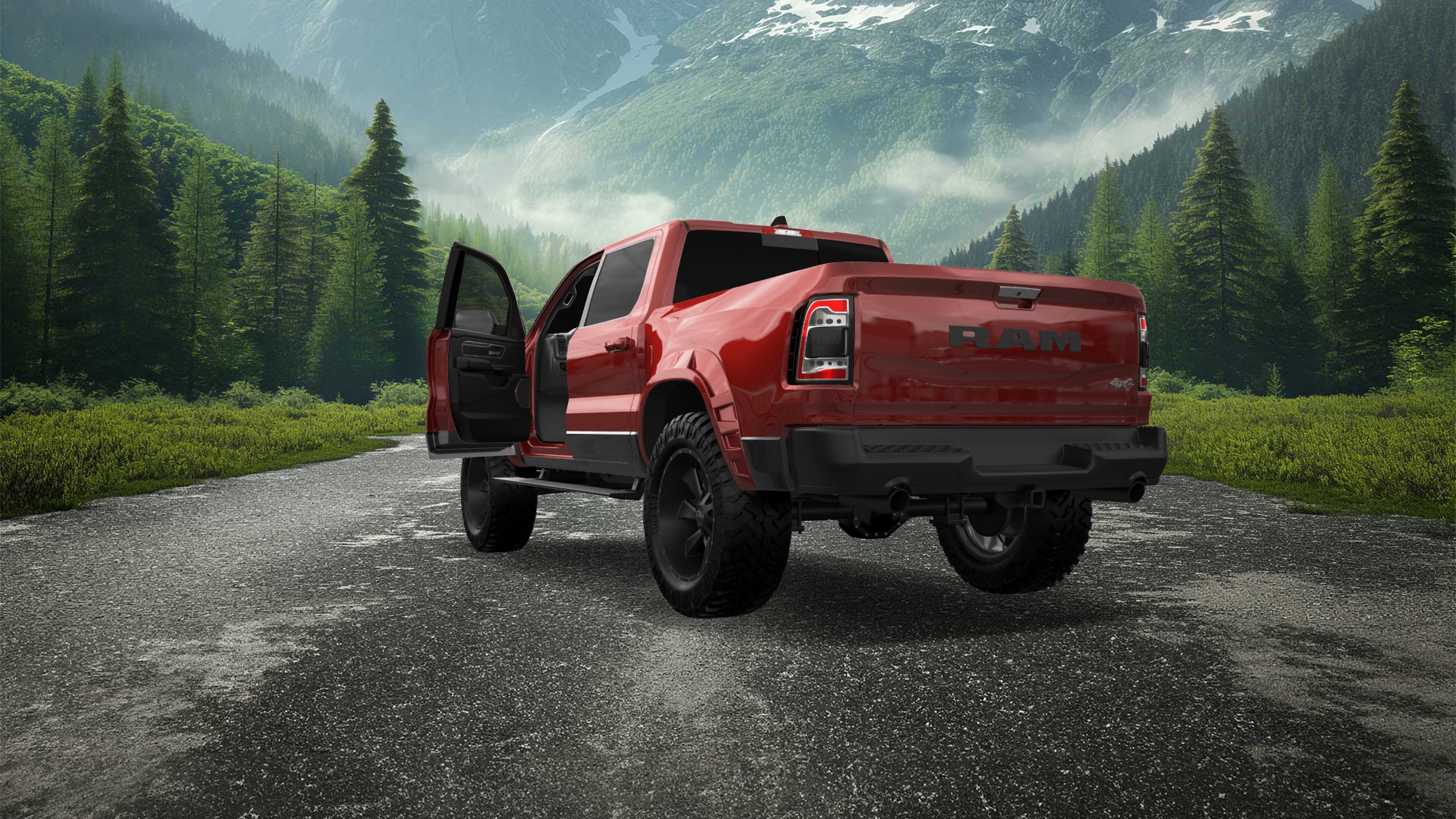 Dodge Ram 1500 TRX 4 Door pickup truck 2021 Images