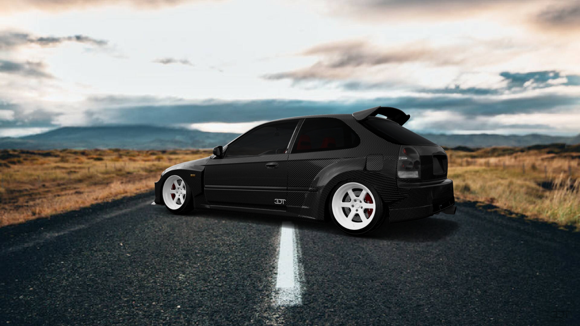 Honda Civic 3 Door Hatchback 1997 Images