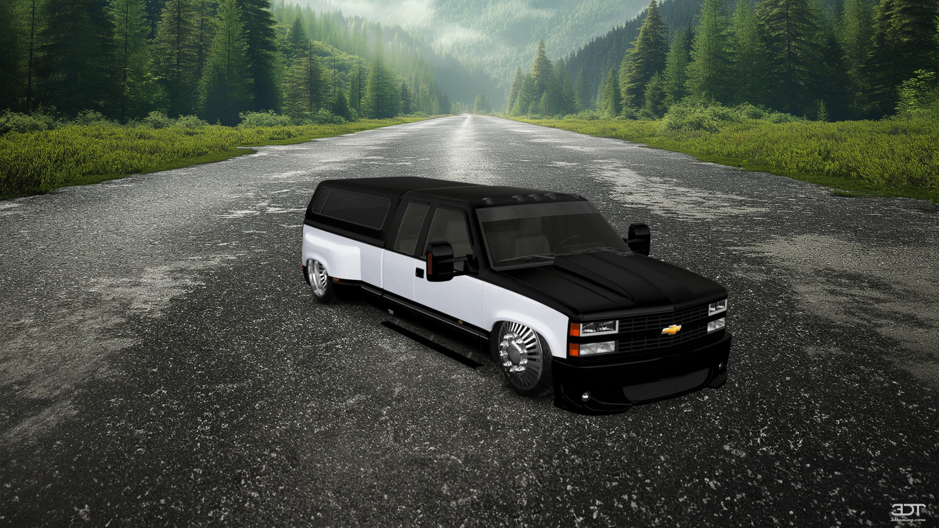 Chevrolet K3500 Extended Cab Pickup Truck 1988