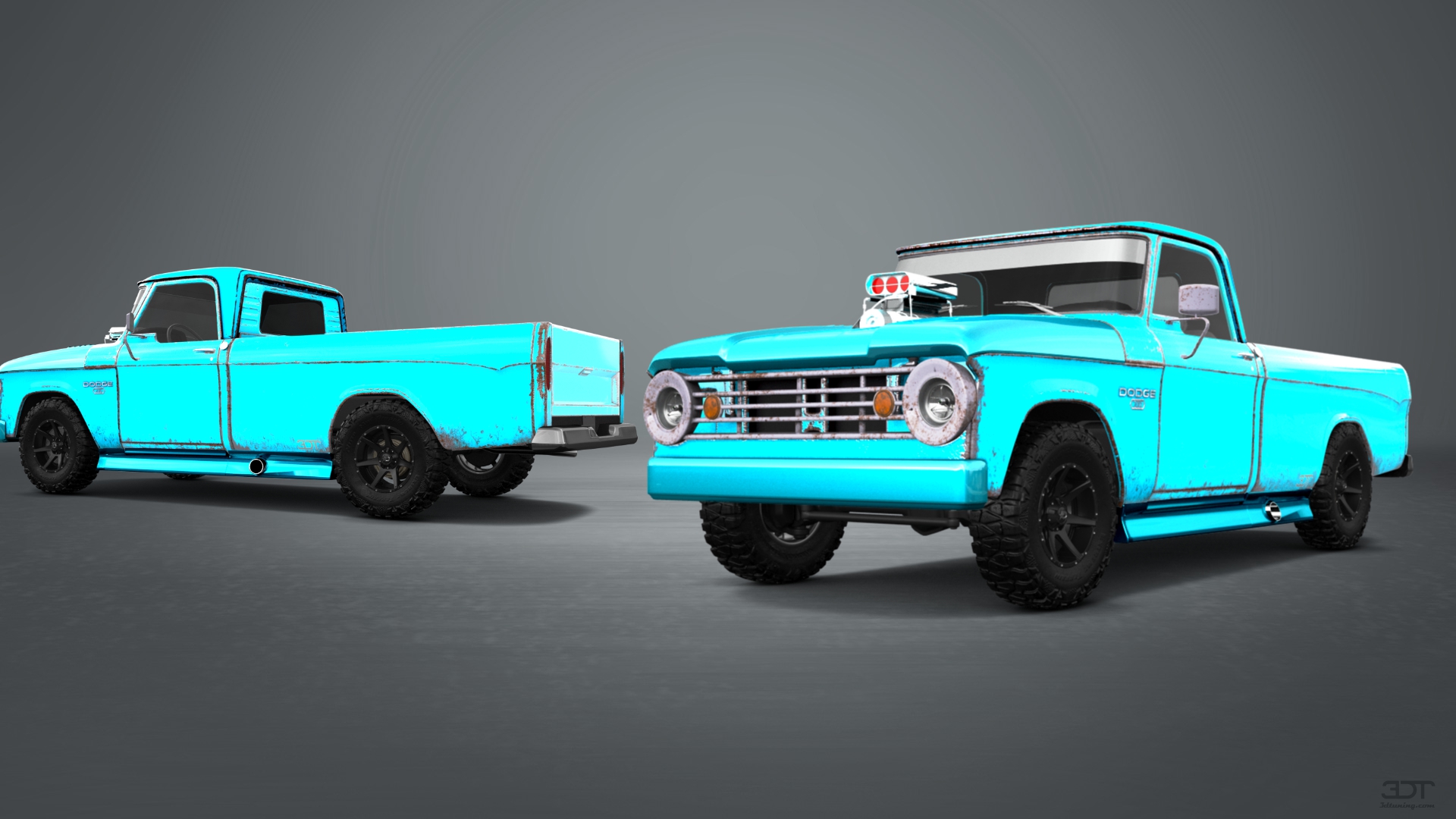 Dodge Power Wagon W200 2 Door pickup truck 1966