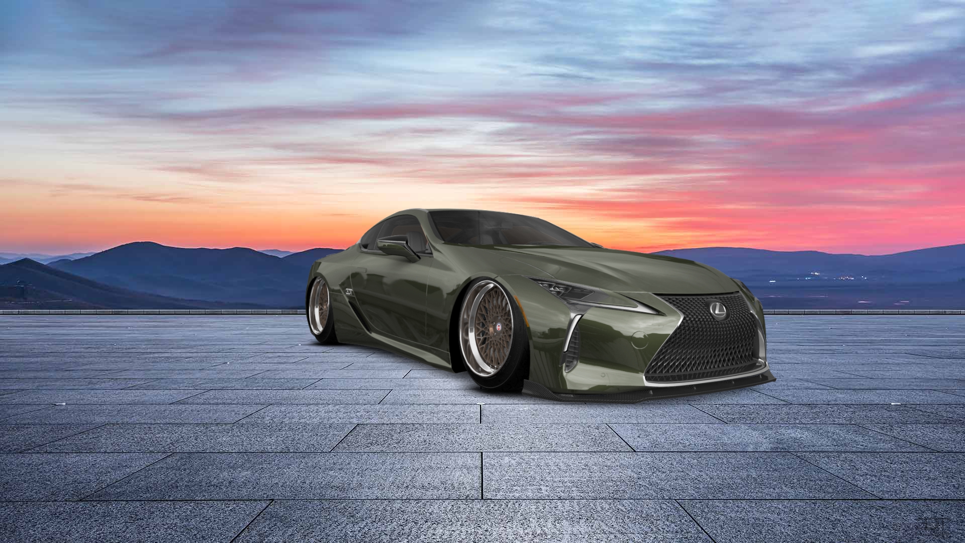 Lexus LC500 2 door fastback coupe 2017 tuning