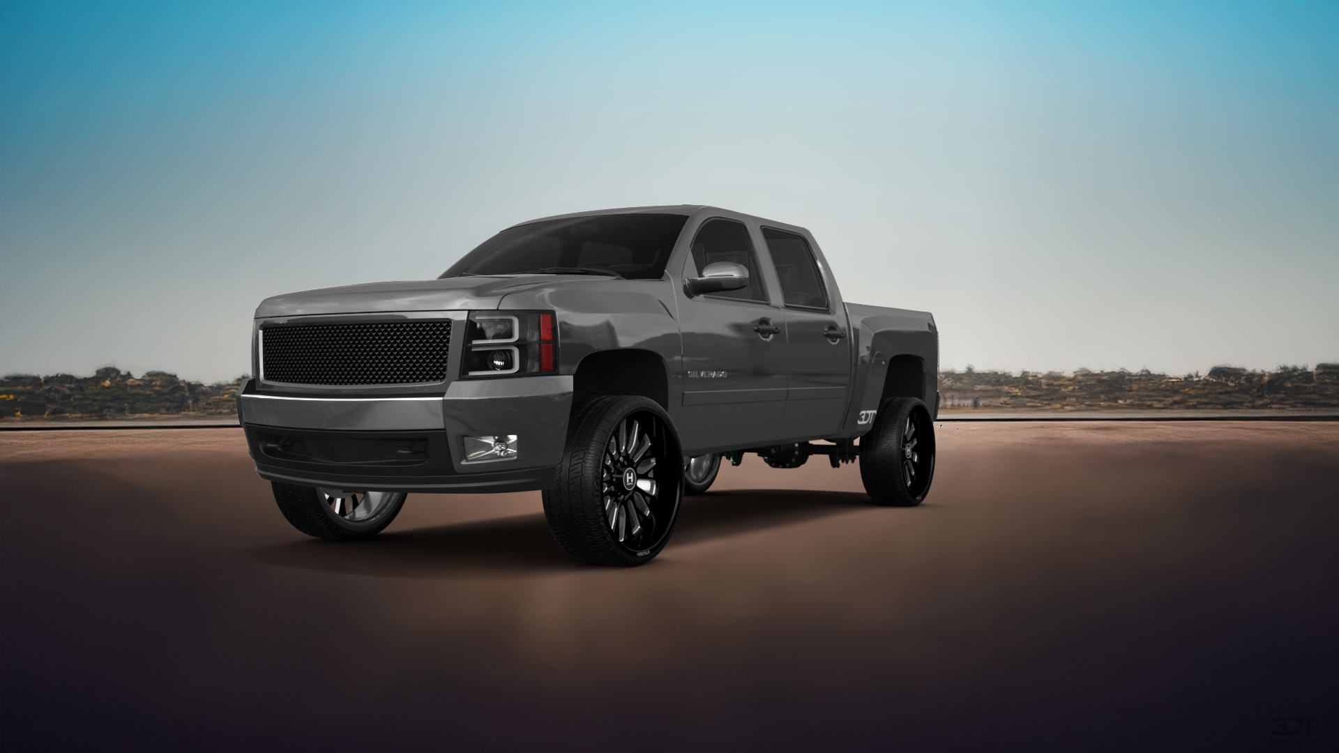 Chevrolet Silverado 1500 Crew Cab 4 Door pickup truck 2007 tuning