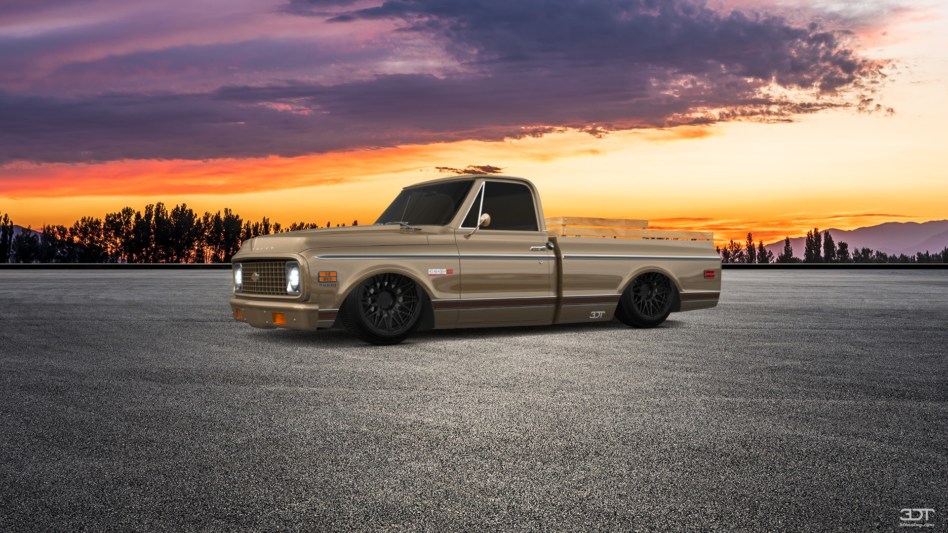 Chevrolet C-10 Cheyenne 2 Door pickup truck 1972