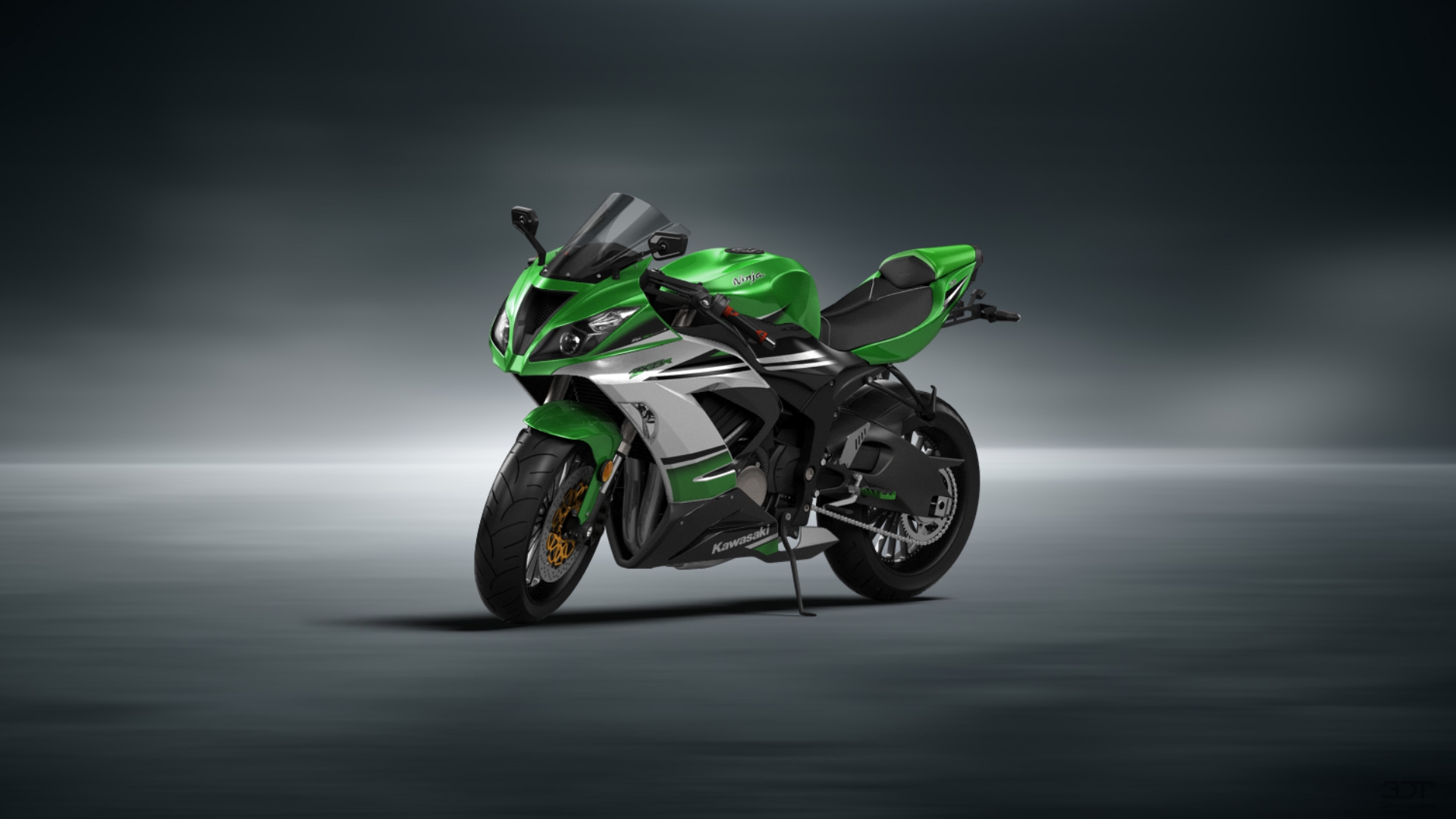 Kawasaki Ninja ZX 6R Sport Bike 2015 tuning