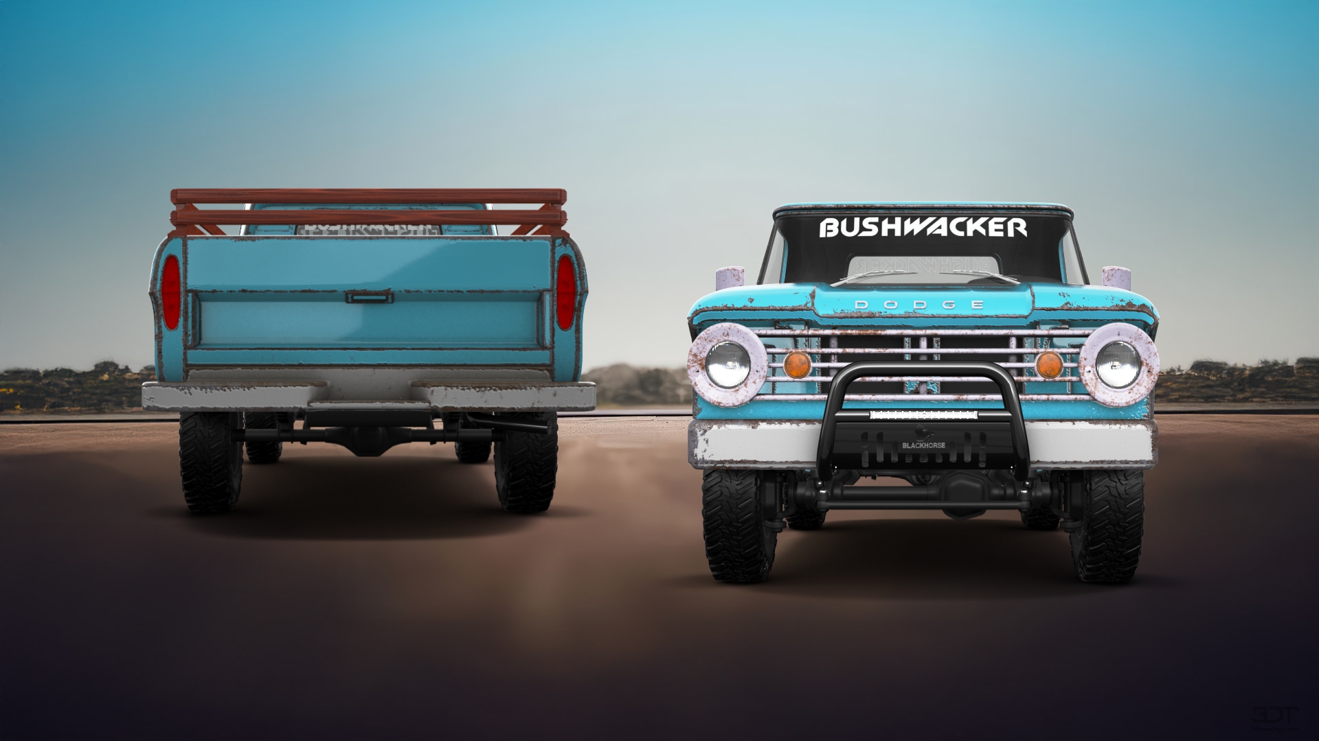 Dodge Power Wagon W200 2 Door pickup truck 1966