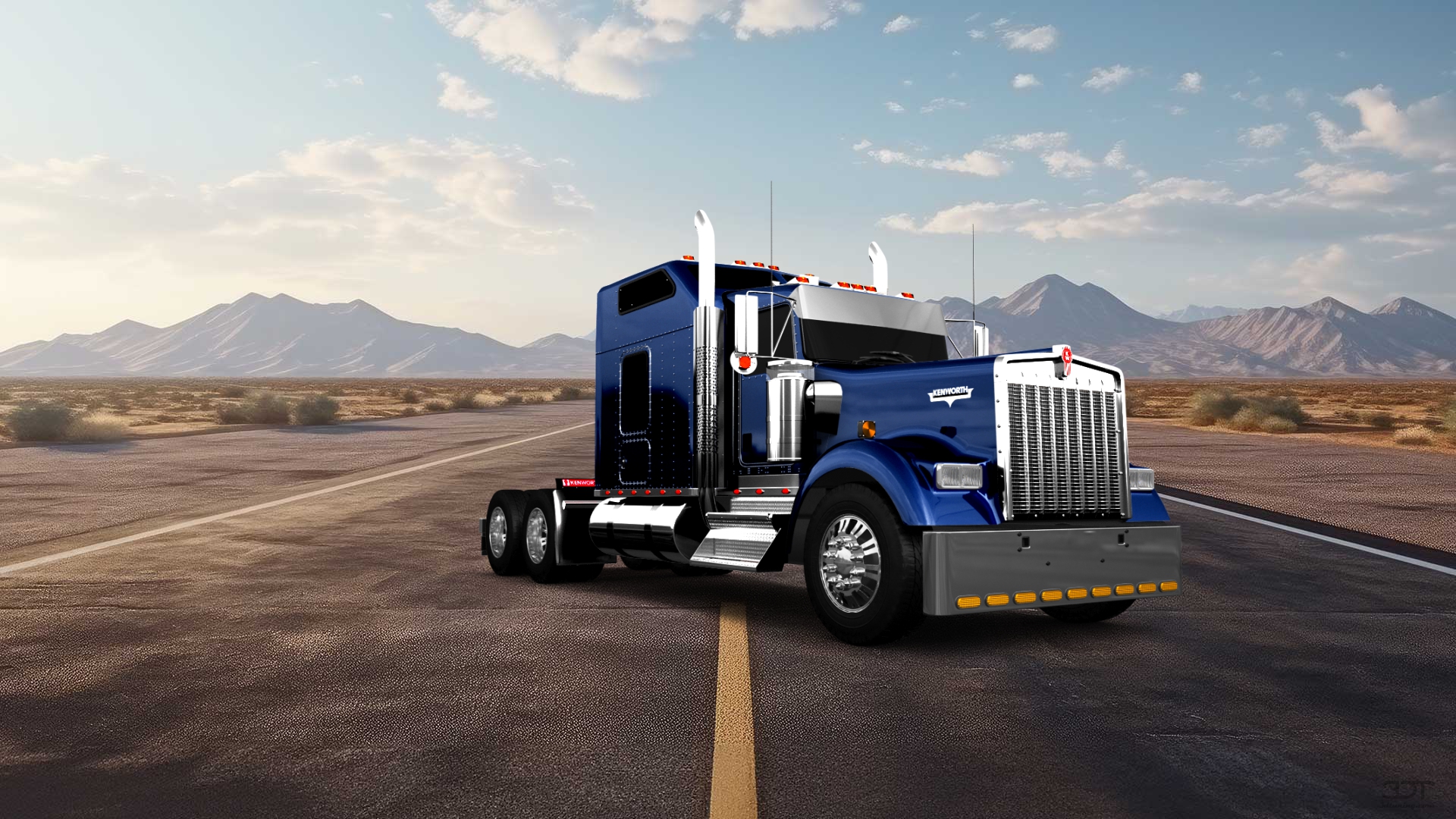 Kenworth W900 Sleeper Cab Truck 2015