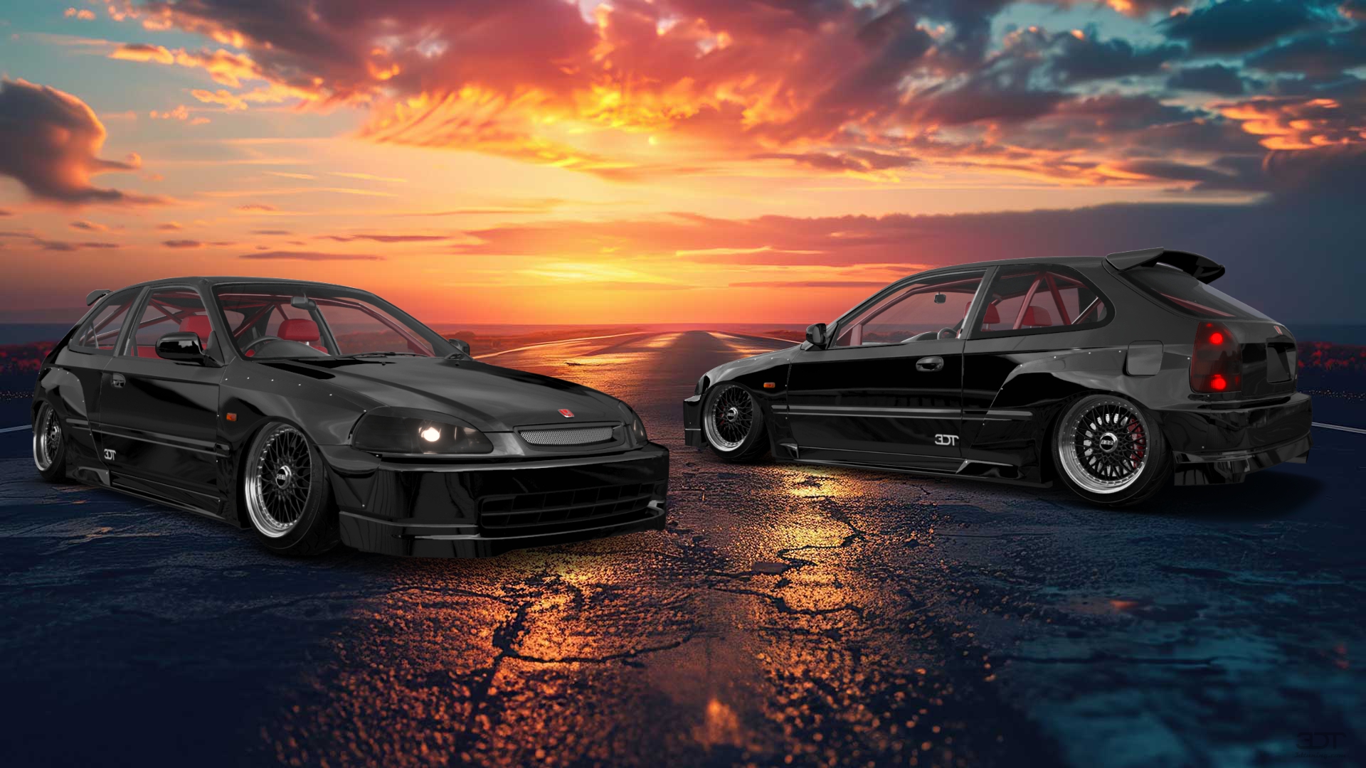 Honda Civic 3 Door Hatchback 1997 tuning