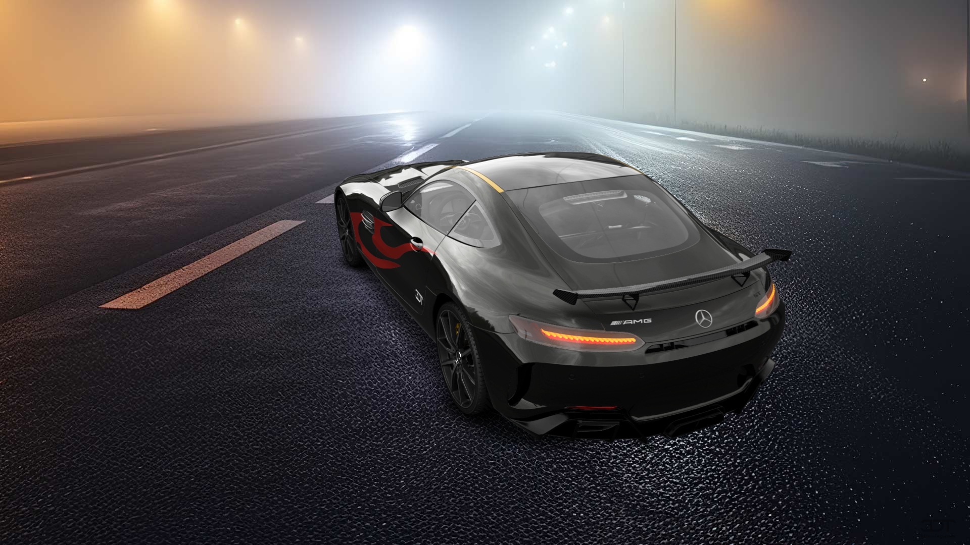 Mercedes AMG GT 2 door fastback coupe 2016 tuning