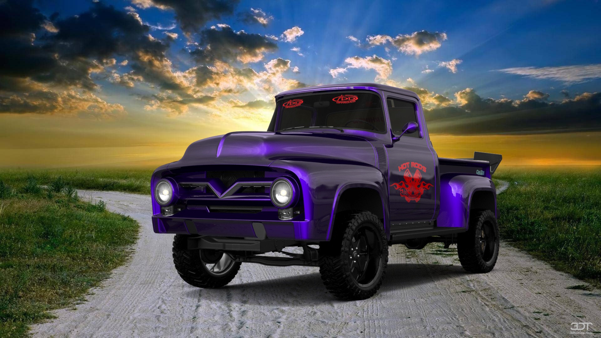Ford F-100 2 Door truck 1956 tuning
