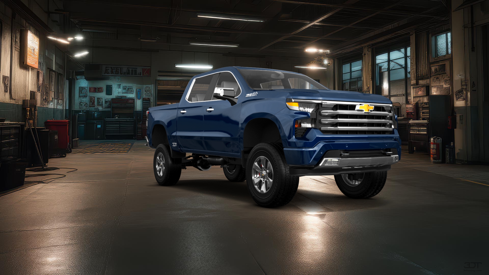 Chevrolet Silverado 1500 Crew Cab 5.8 ft box 4 Door pickup truck 2023 tuning