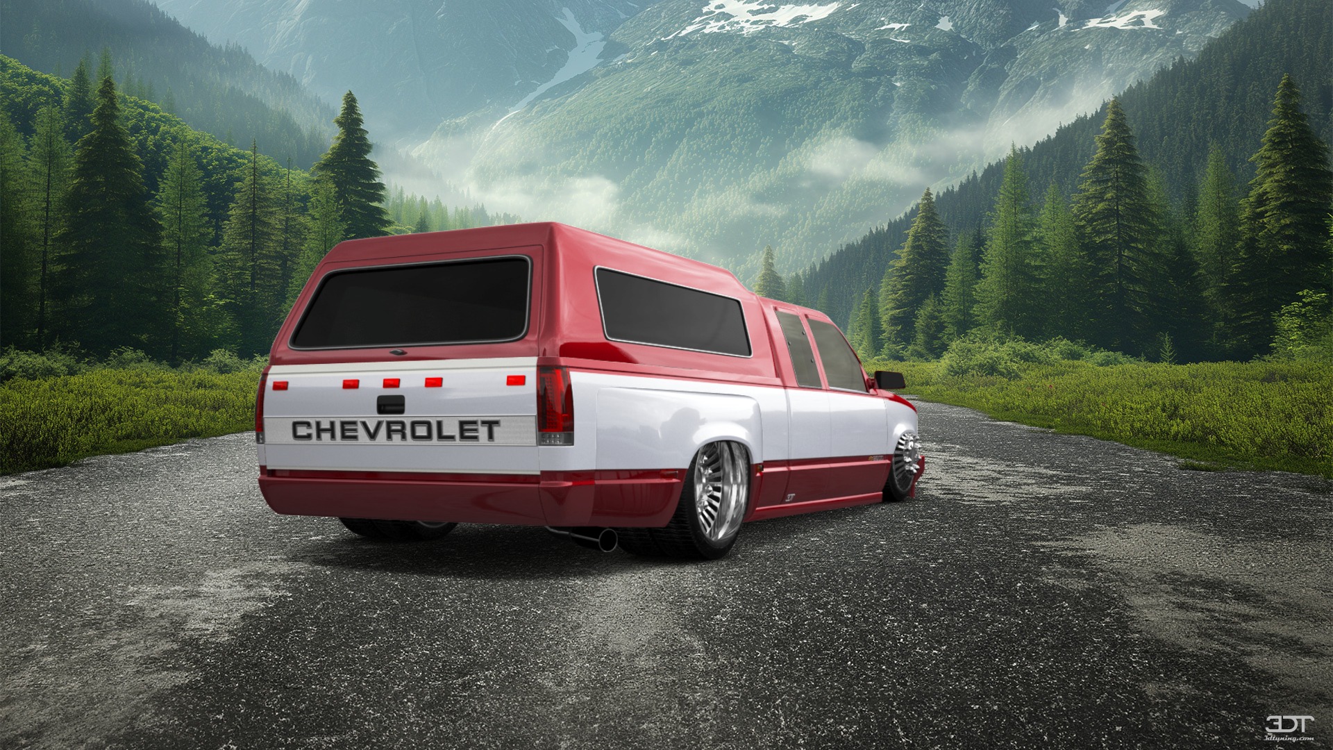 Chevrolet K3500 Extended Cab Pickup Truck 1988