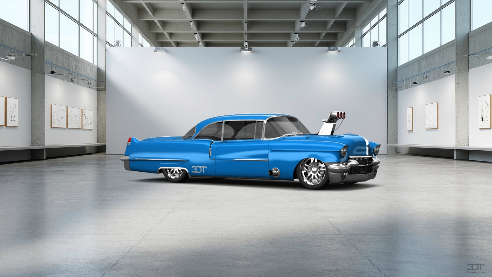 Cadillac De Ville Coupe 1956 tuning