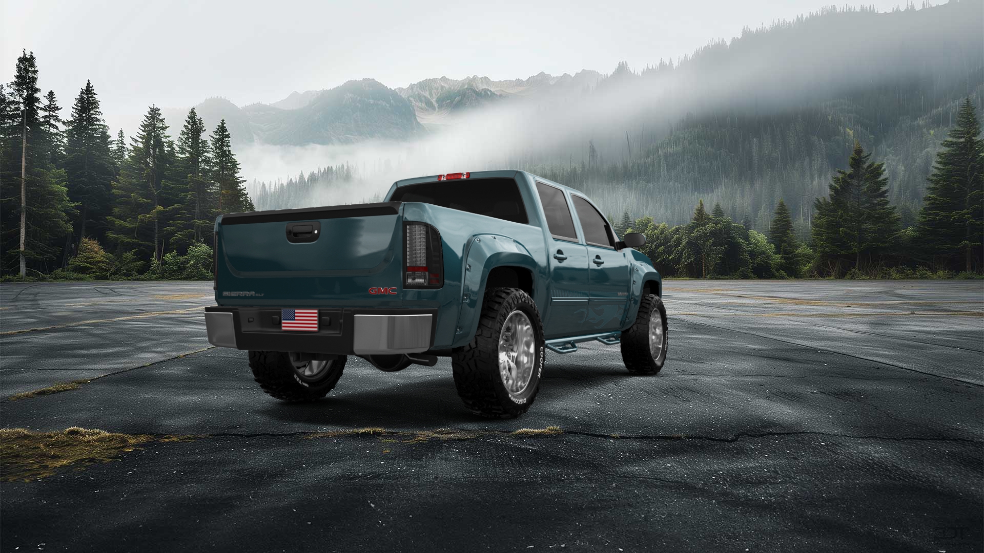 GMC Sierra 1500 Crew Cab 5.8 ft box 4 Door pickup truck 2007