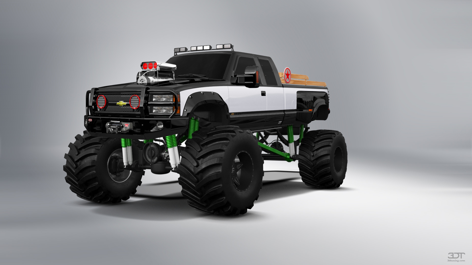 Chevrolet K3500 Extended Cab Pickup Truck 1988