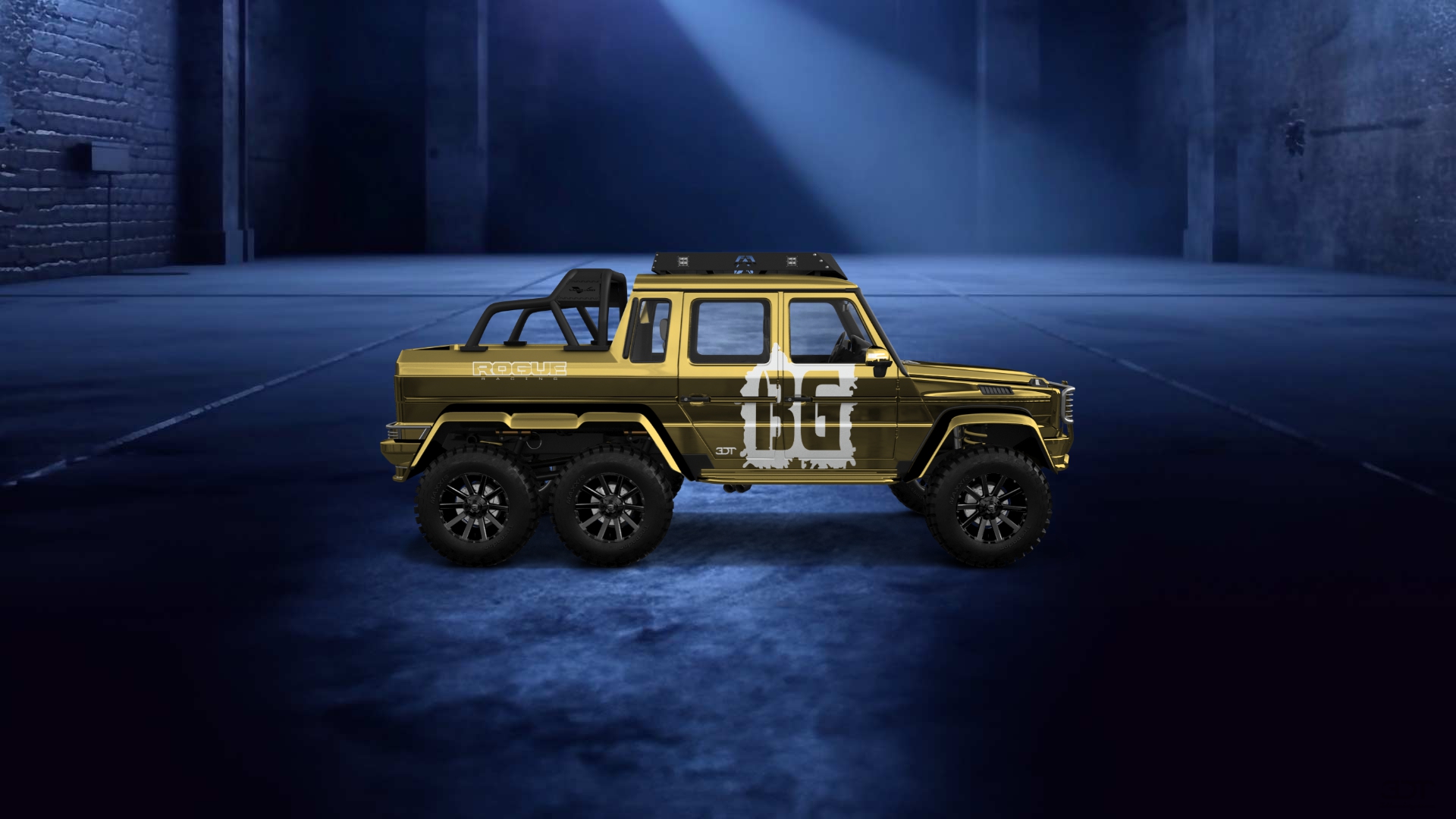 Mercedes G 63 AMG 6x6 4 Door pickup truck 2013 tuning