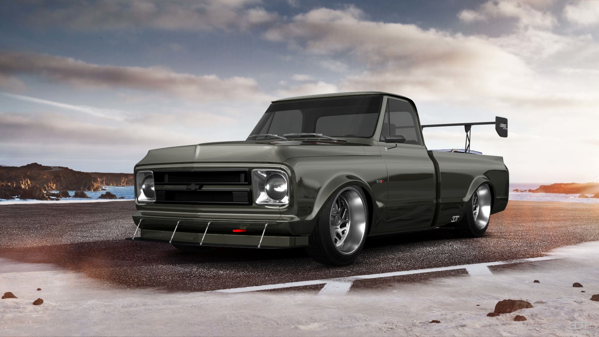 Tuning Chevrolet C-10 Cheyenne 2 Door pickup truck 1967